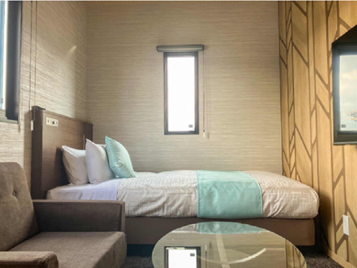 【コンテナルーム】英国王室御用達「スランバーランド」ベッドマットを採用。心地よい眠りをご提供します。