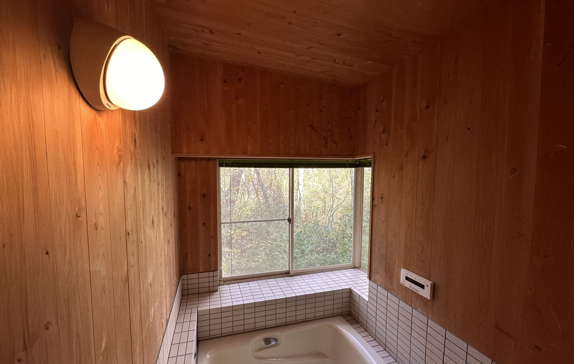 浴室は2人、お子様なら3人で入れる広さ