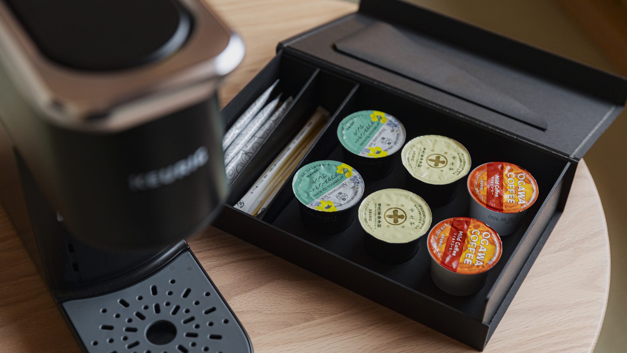 客室ドリップスタイルコーヒー-KEURIG-