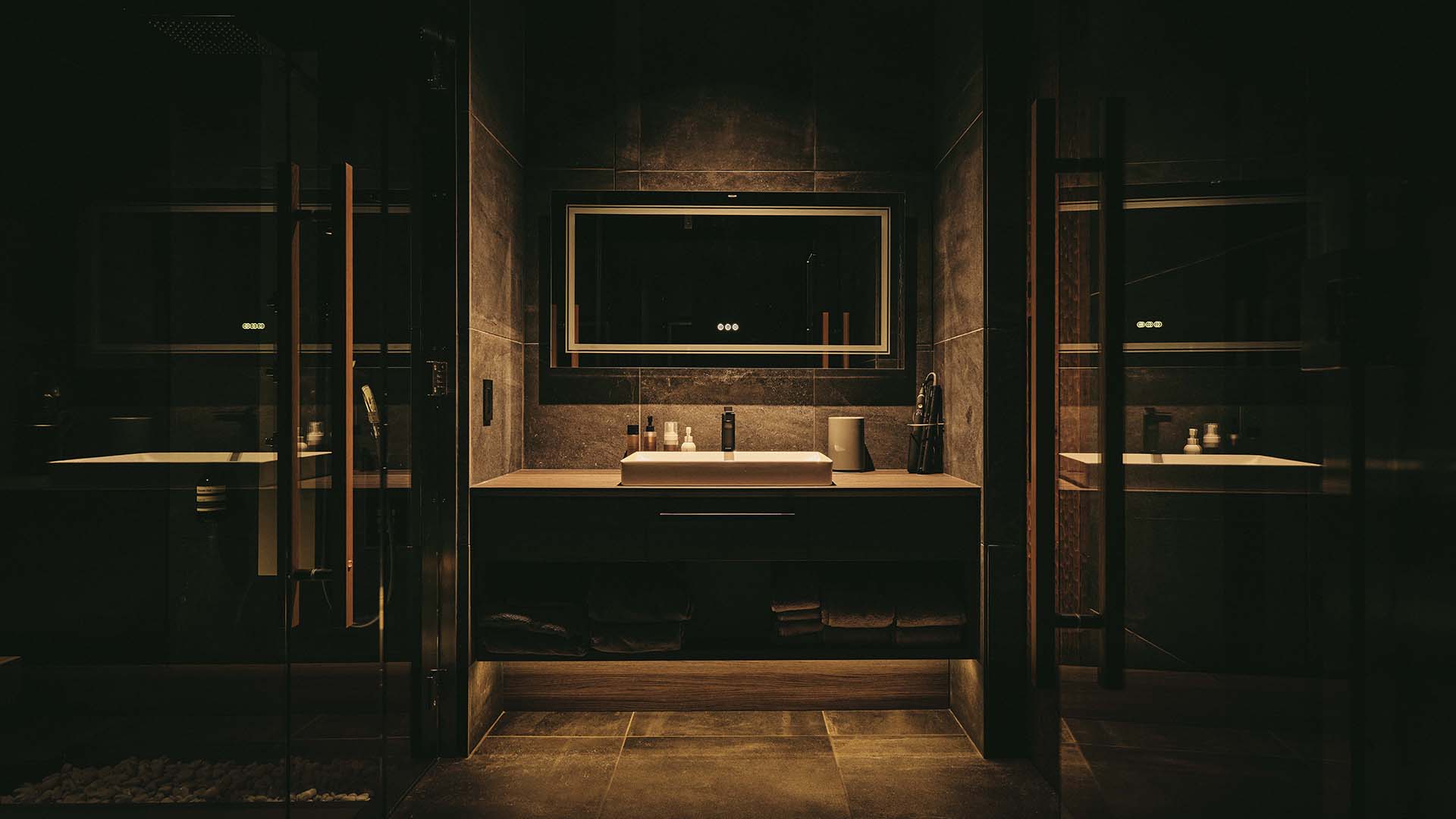 デラックスツインルーム（洗面スペース