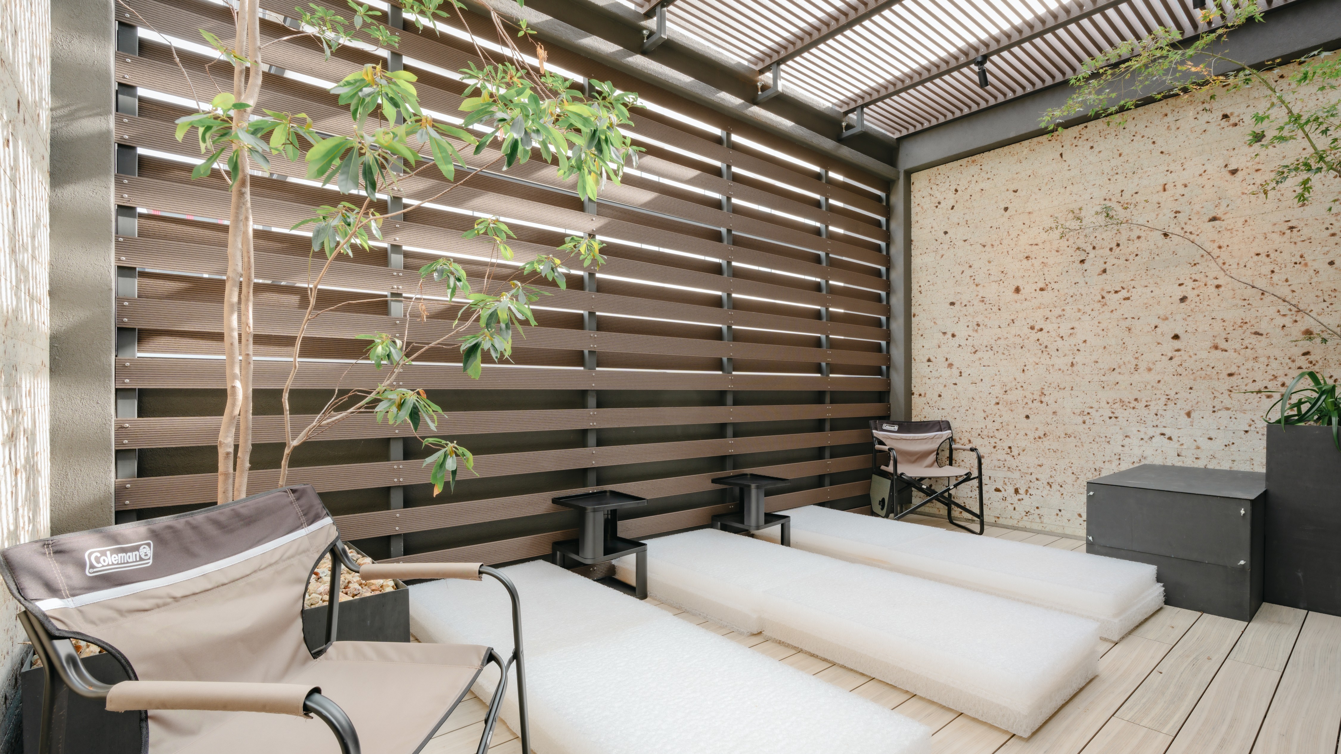 館内併設の個室サウナルーム（SAUNA Giraffe 天神）