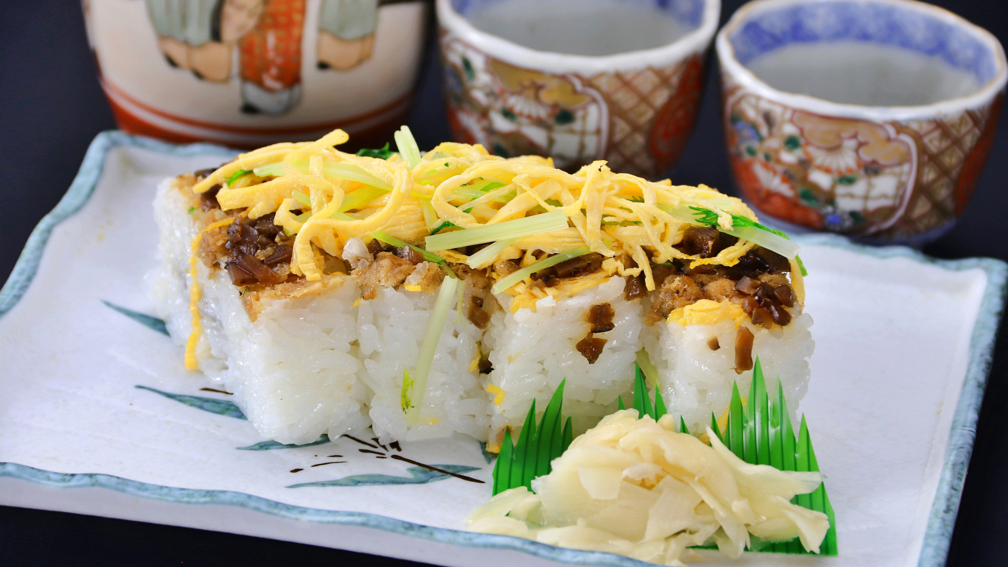 【料理（グレードアップ会席）】単品_押し寿司 