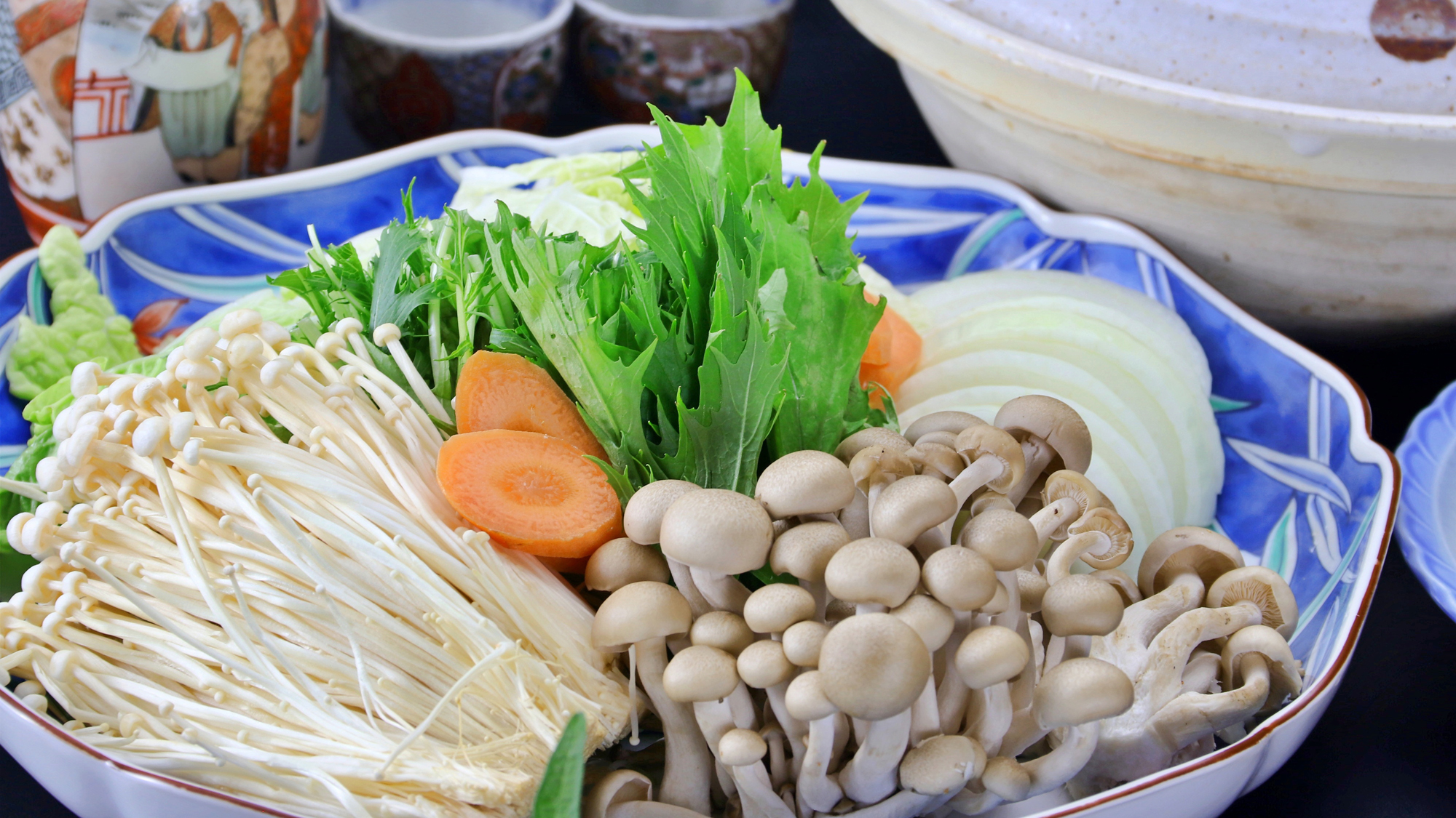 【料理（ハモ鍋会席）】単品_ハモ鍋野菜