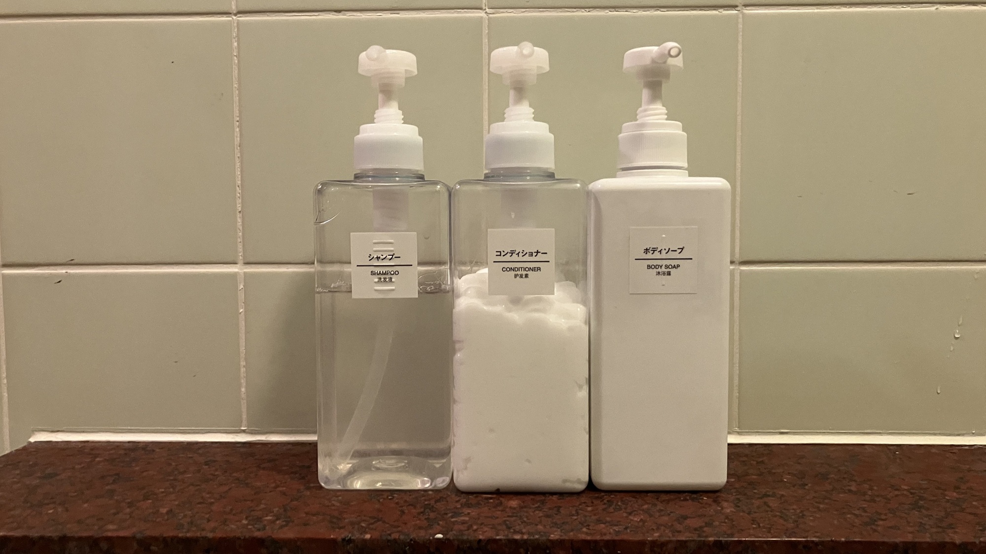 シャンプー・コンディショナー・ボディソープもご用意