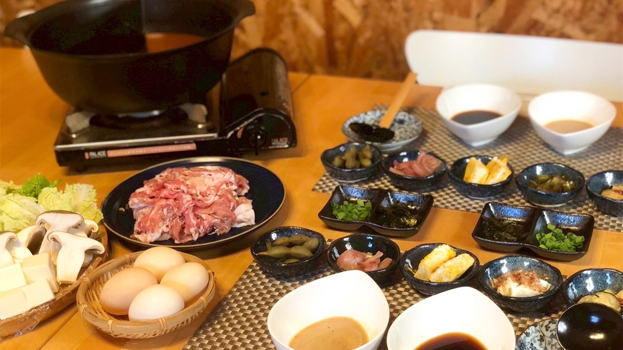 ・【夕食一例】お好みのタレで自分だけの味わいをお楽しみください