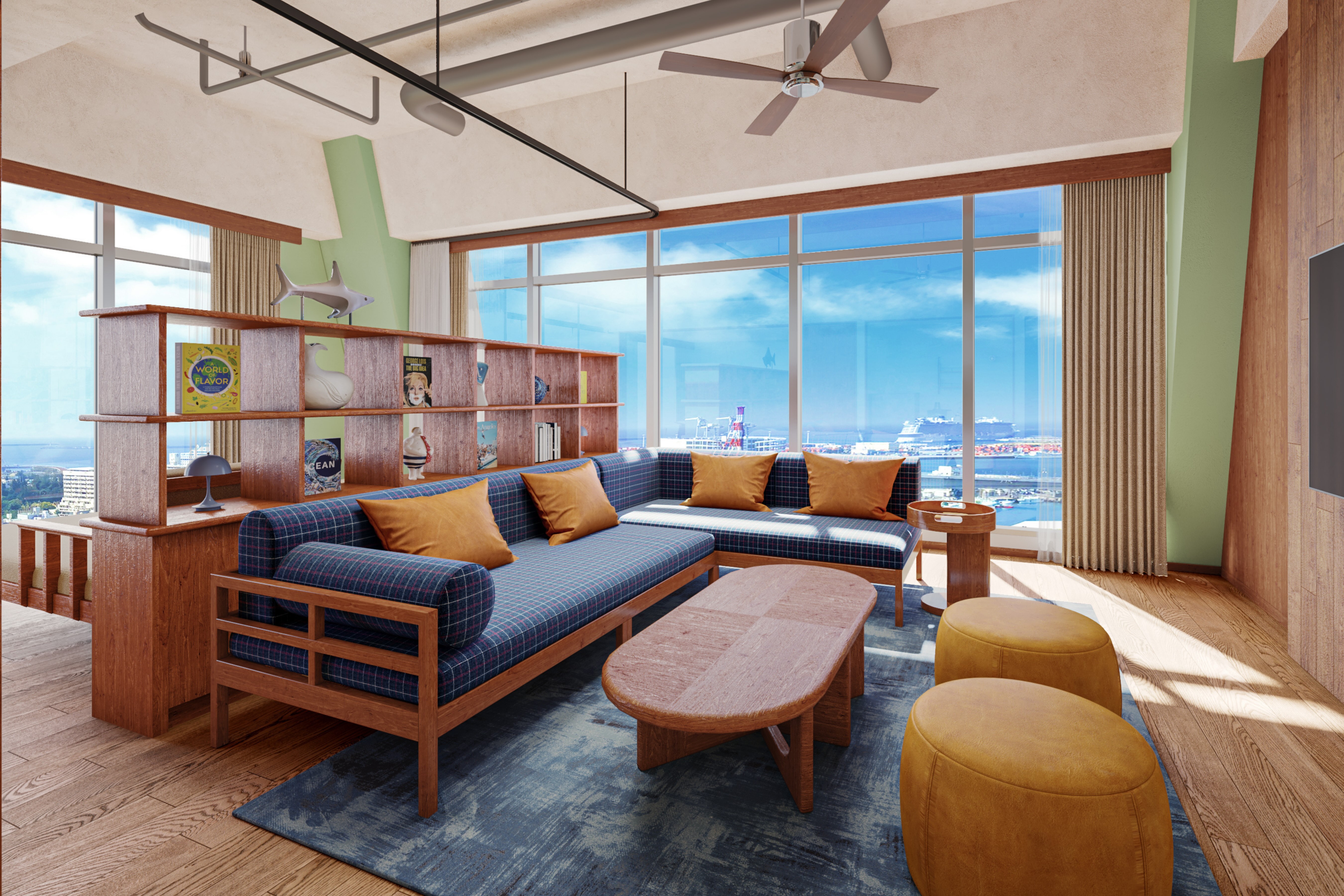 サウスゲートスイート（最上階／サウナ／ビューバス／洗濯機）