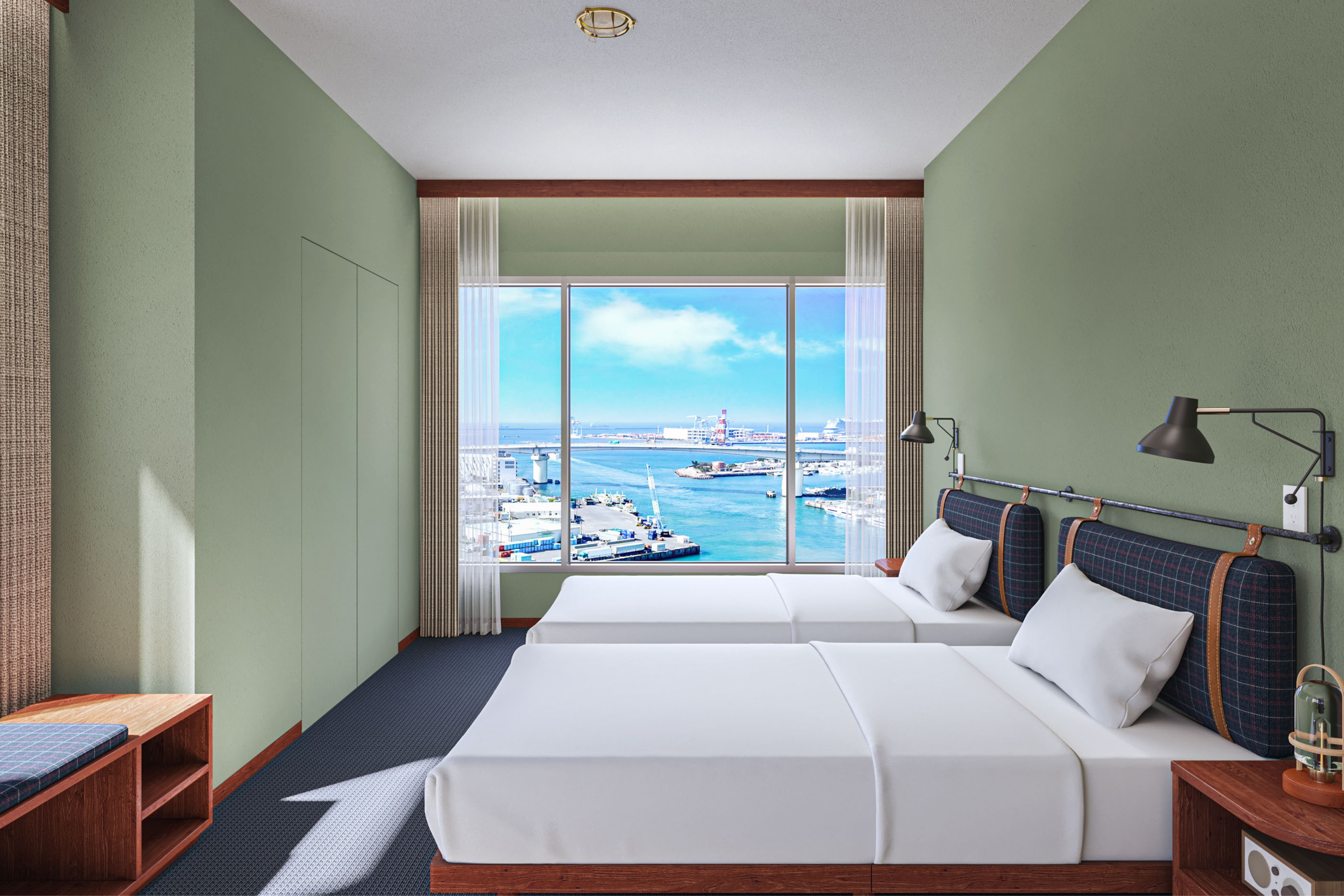 プレミアムコーナー ベイサイド（2ベッドルーム／洗濯機）