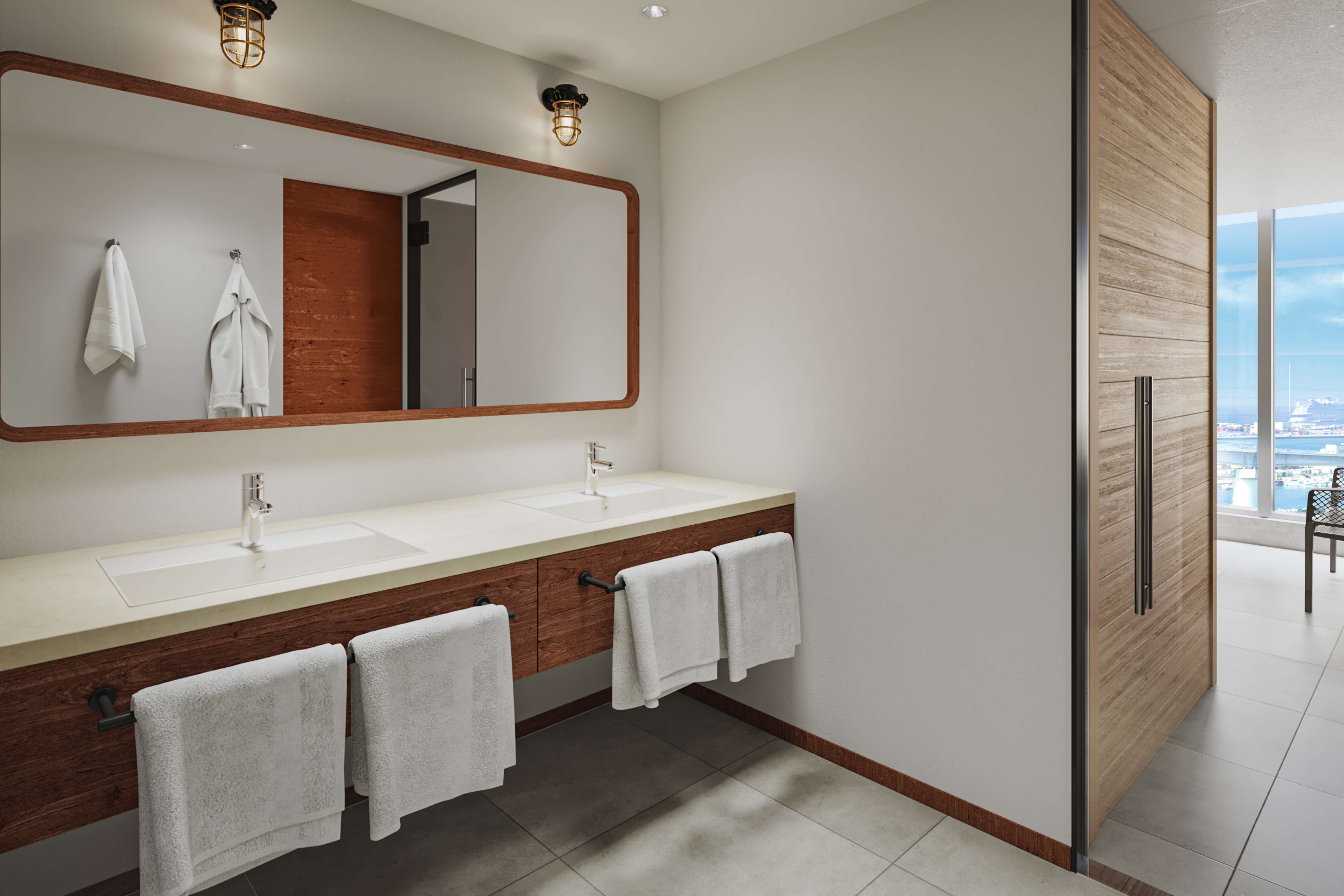 サウスゲートスイート（最上階／サウナ／ビューバス／洗濯機）