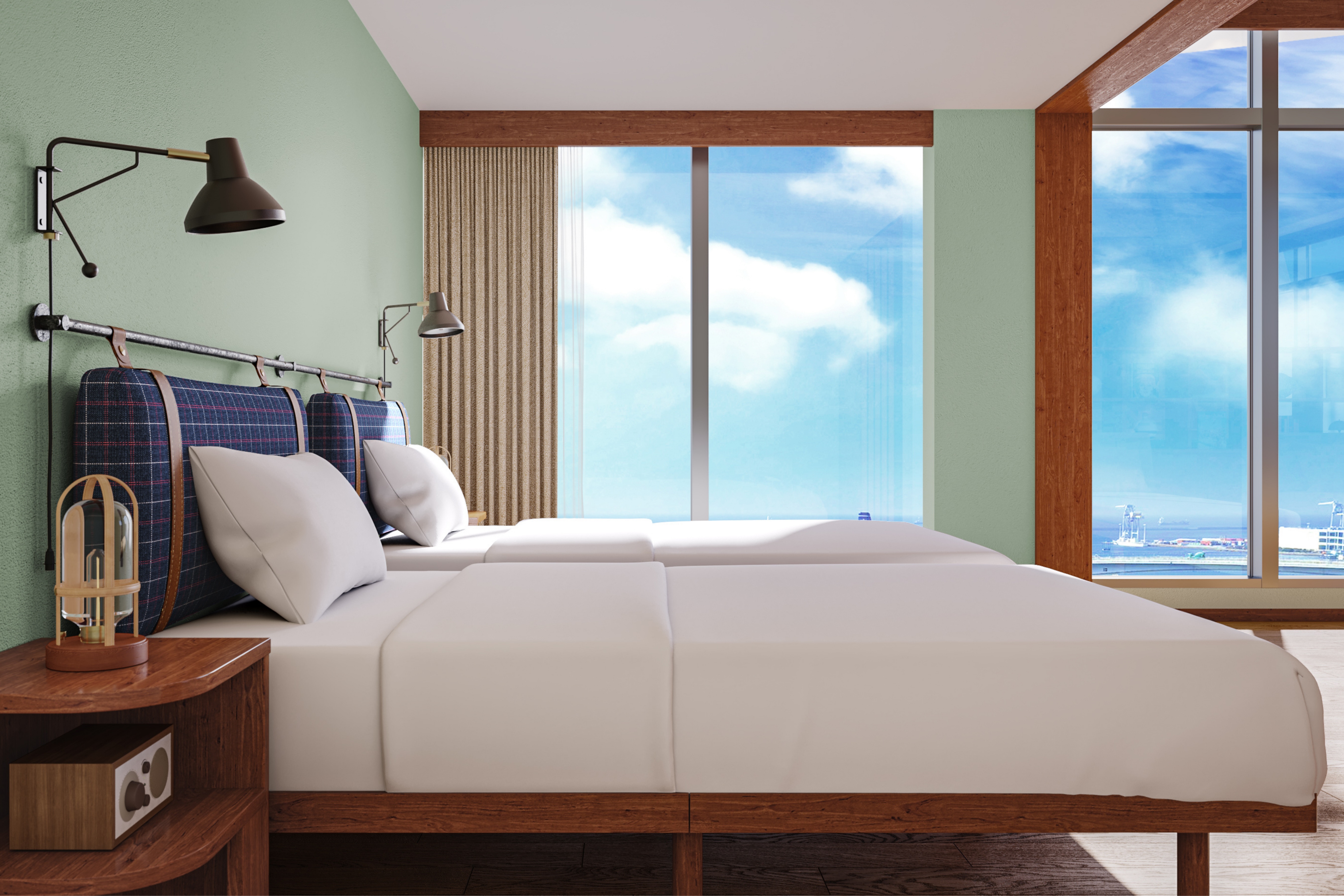 サウスゲートスイート（最上階／サウナ／ビューバス／洗濯機）