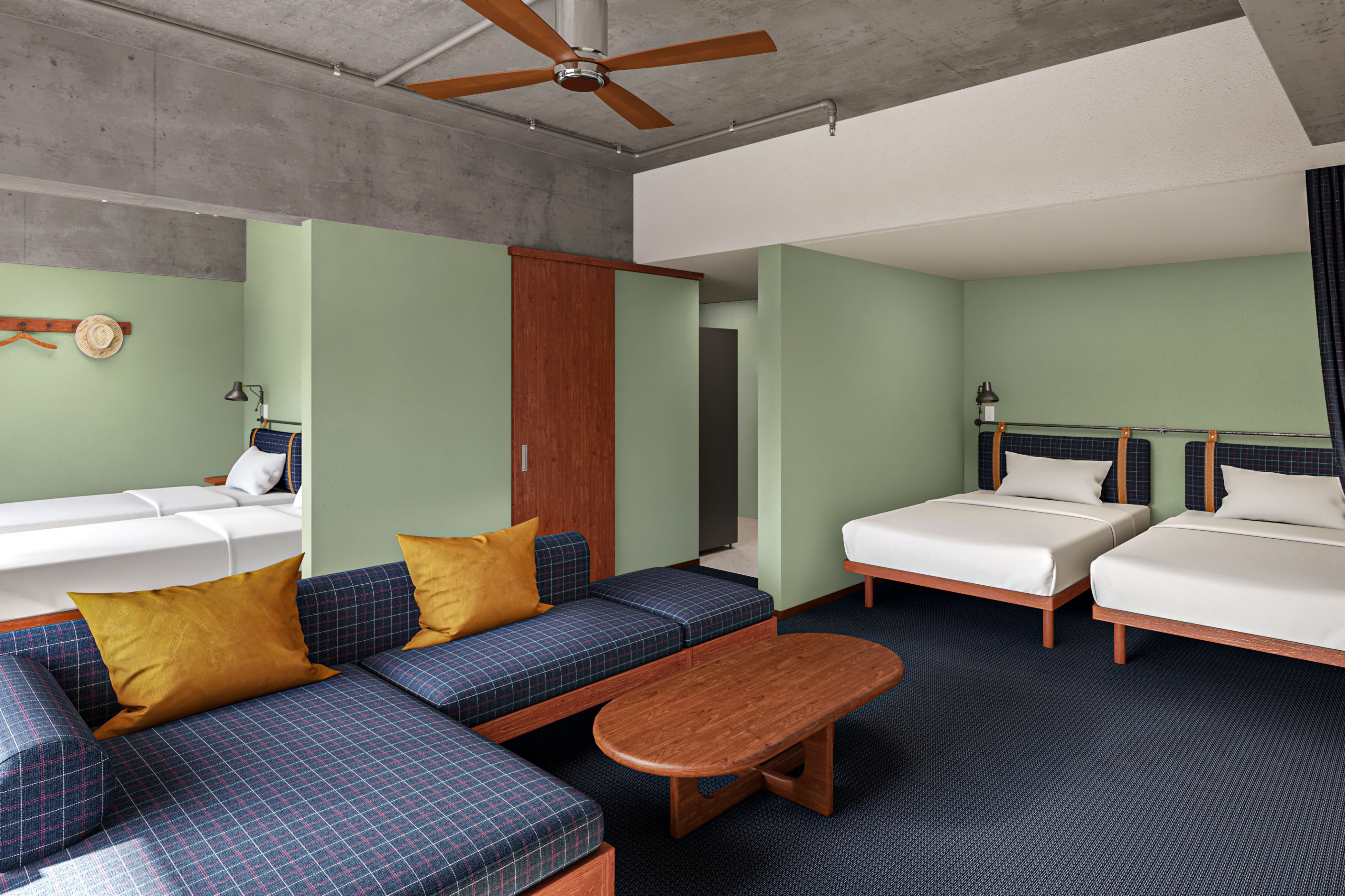 プレミアムコーナー シティサイド（2ベッドルーム／洗濯機）