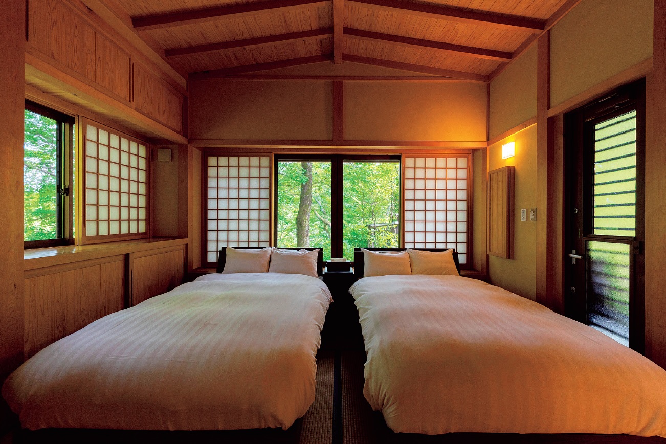 アトリエ山荘ベッドルーム