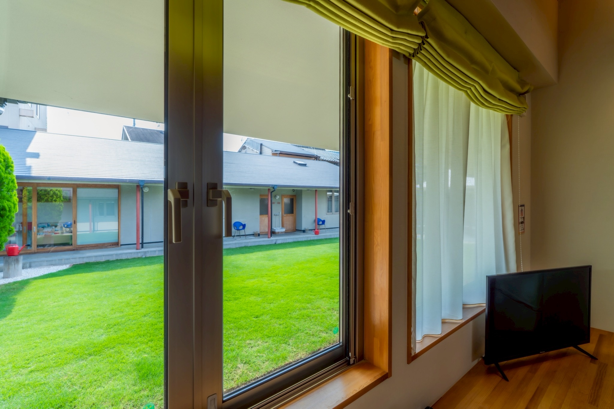 緑あふれる芝生ビュー