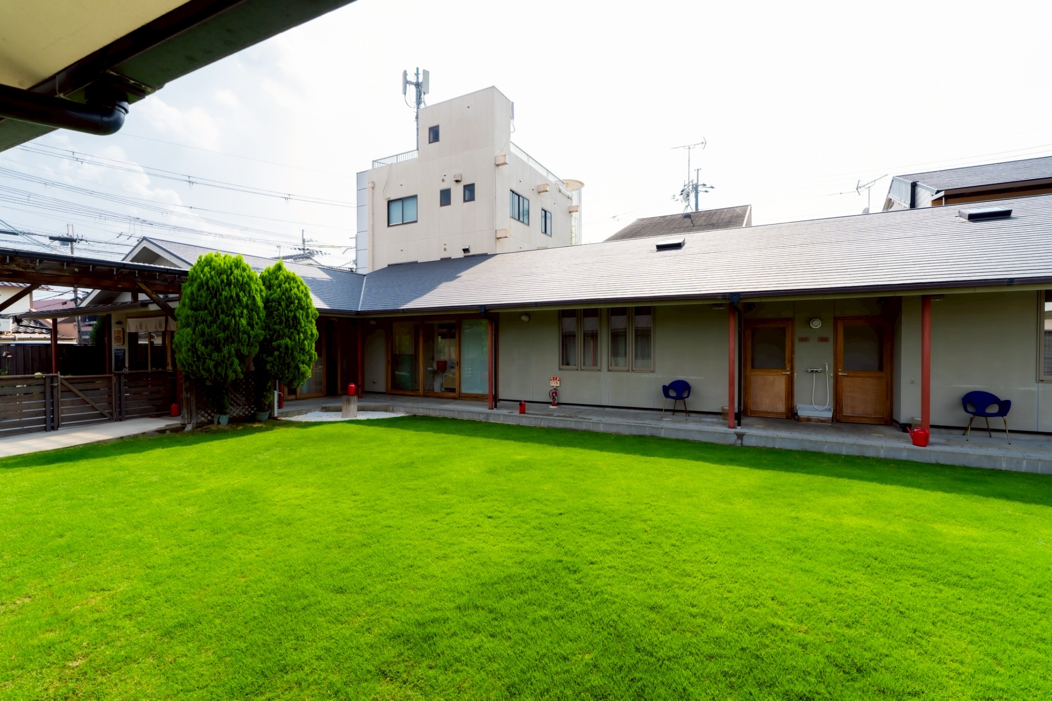 愛犬用のトイレスペースも