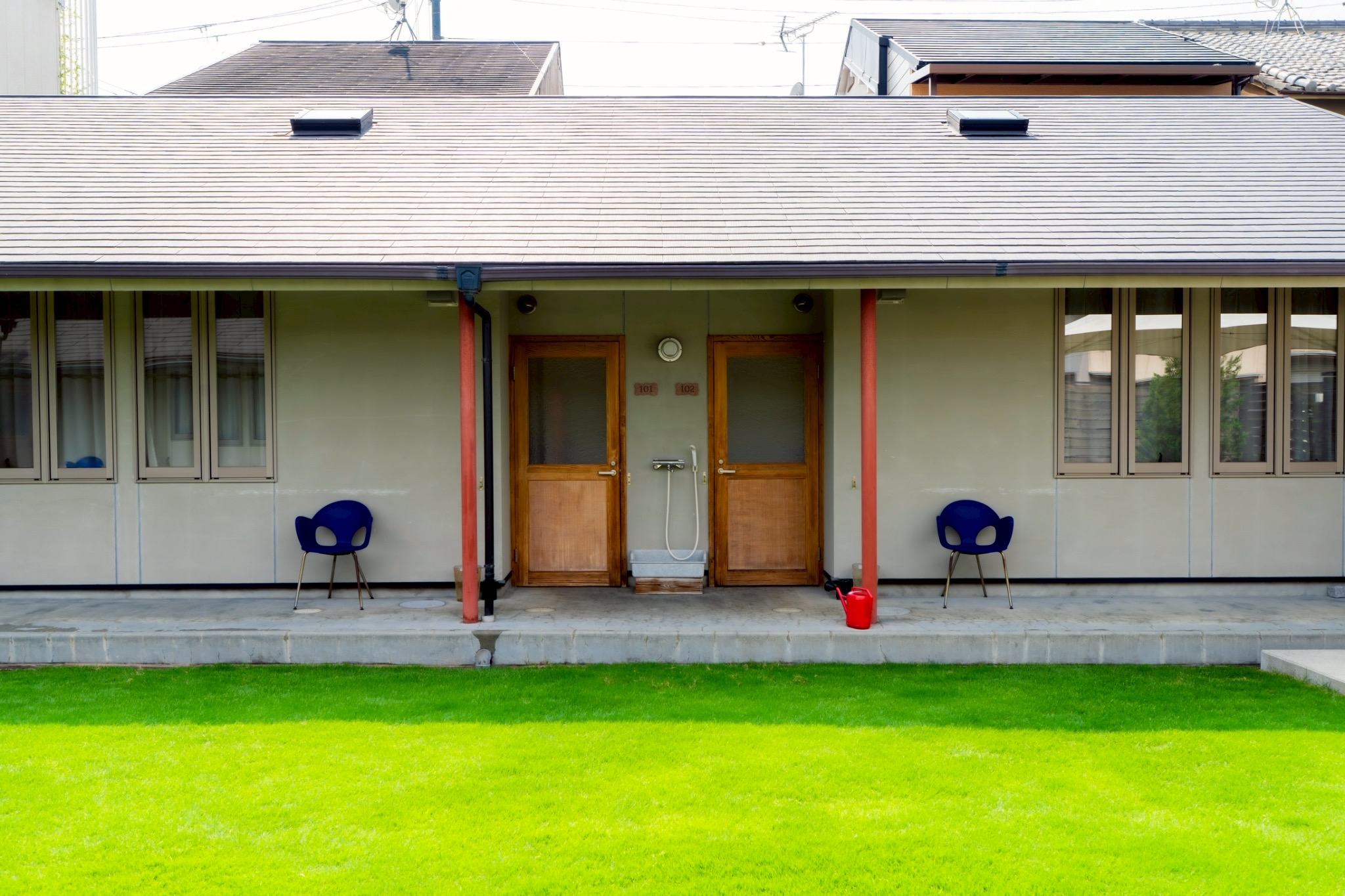 お部屋からすぐドッグラン＆足洗い場も完備