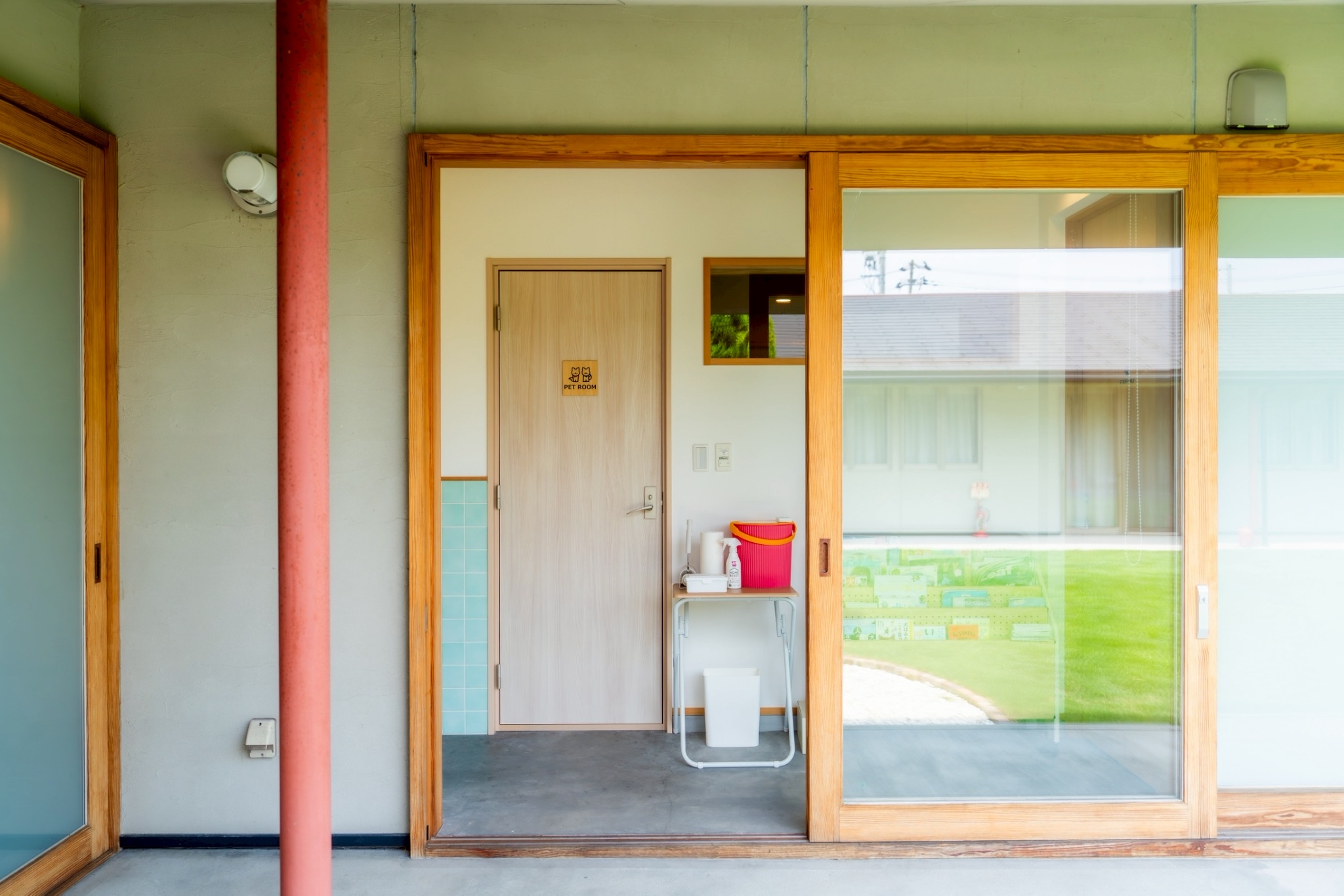 お留守番ができる無料のペットルーム