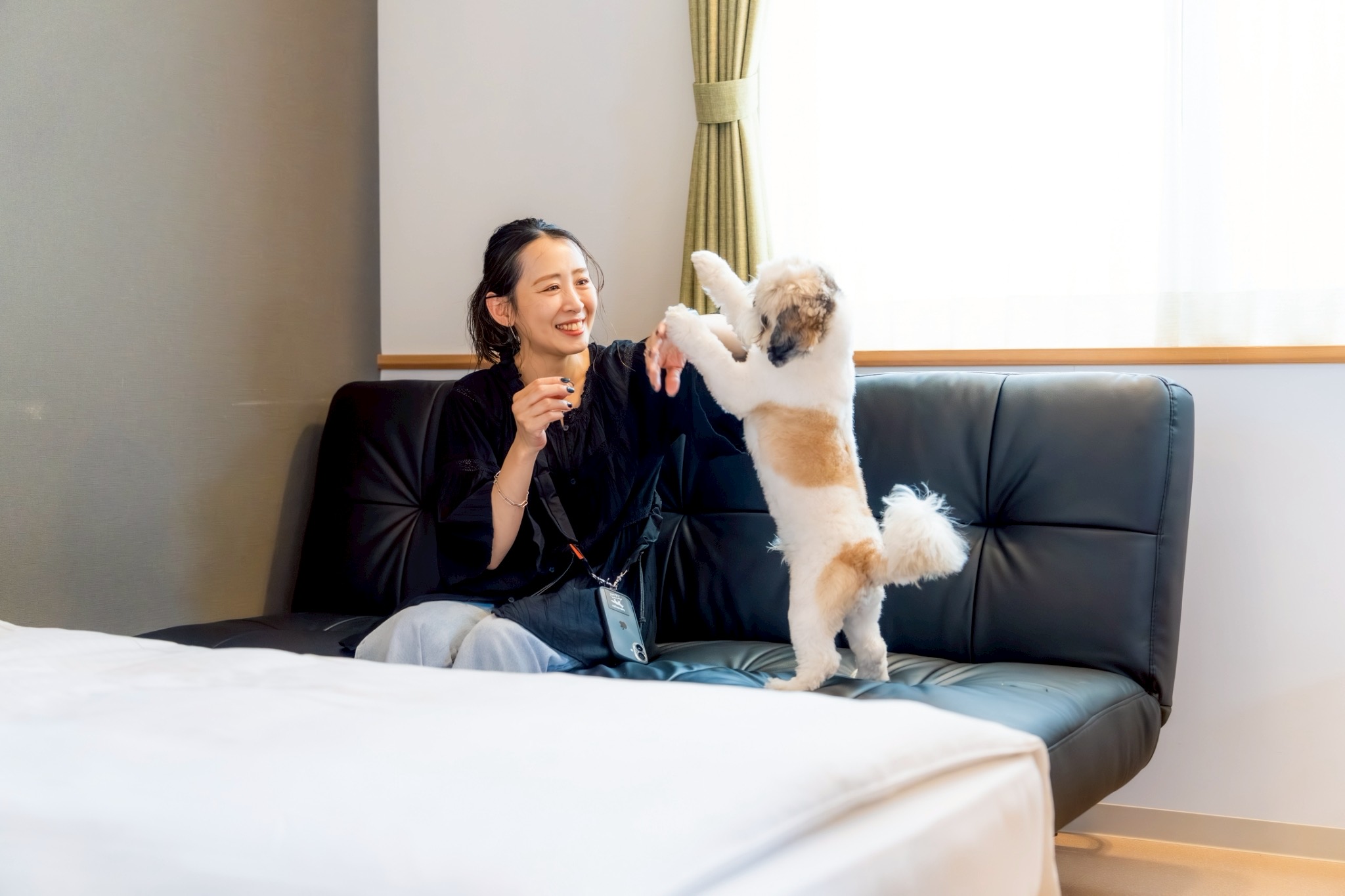 愛犬と一緒にゆったりお寛ぎください