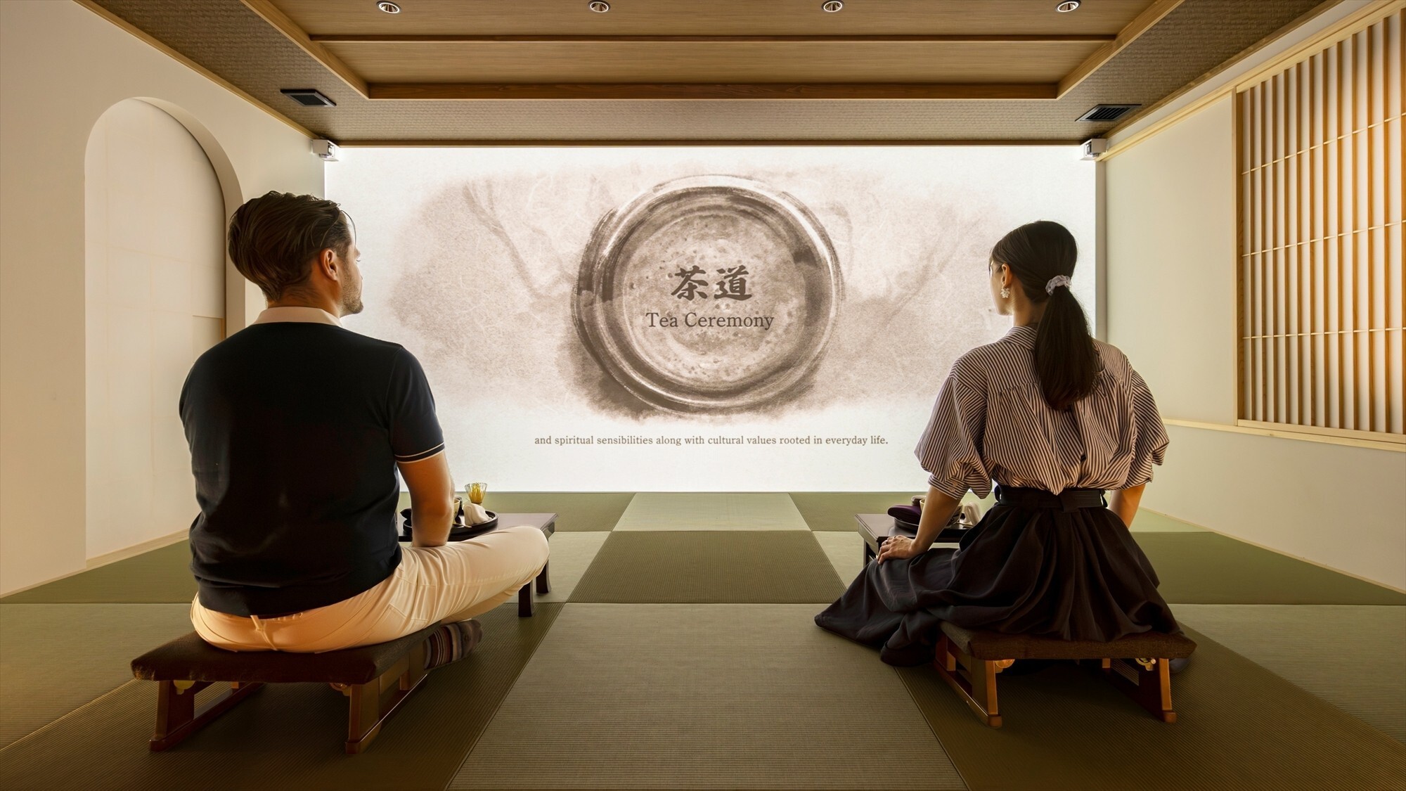 没入型デジタル茶室「茶幻 〜sagen〜」