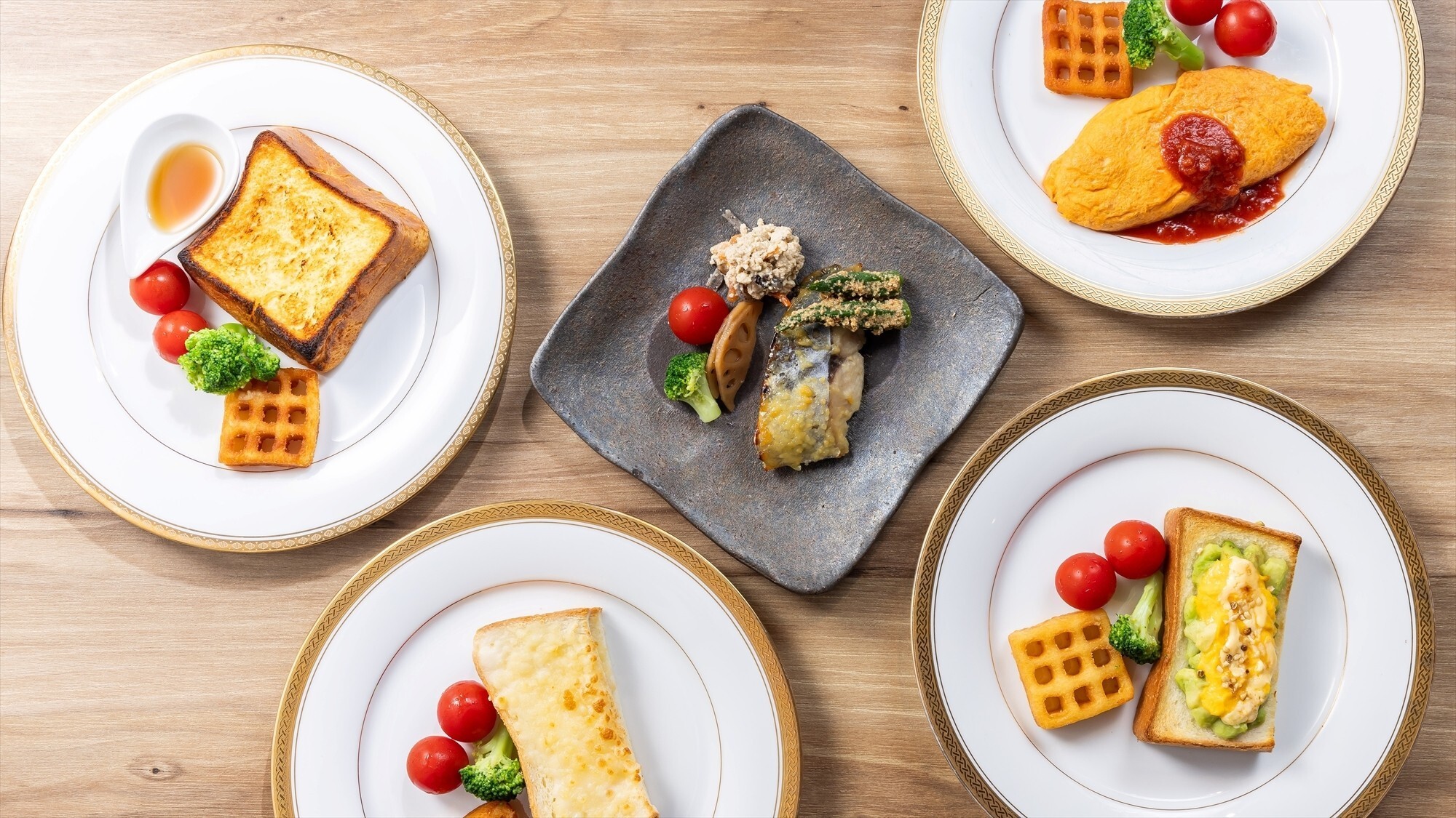朝食｜メインプレート