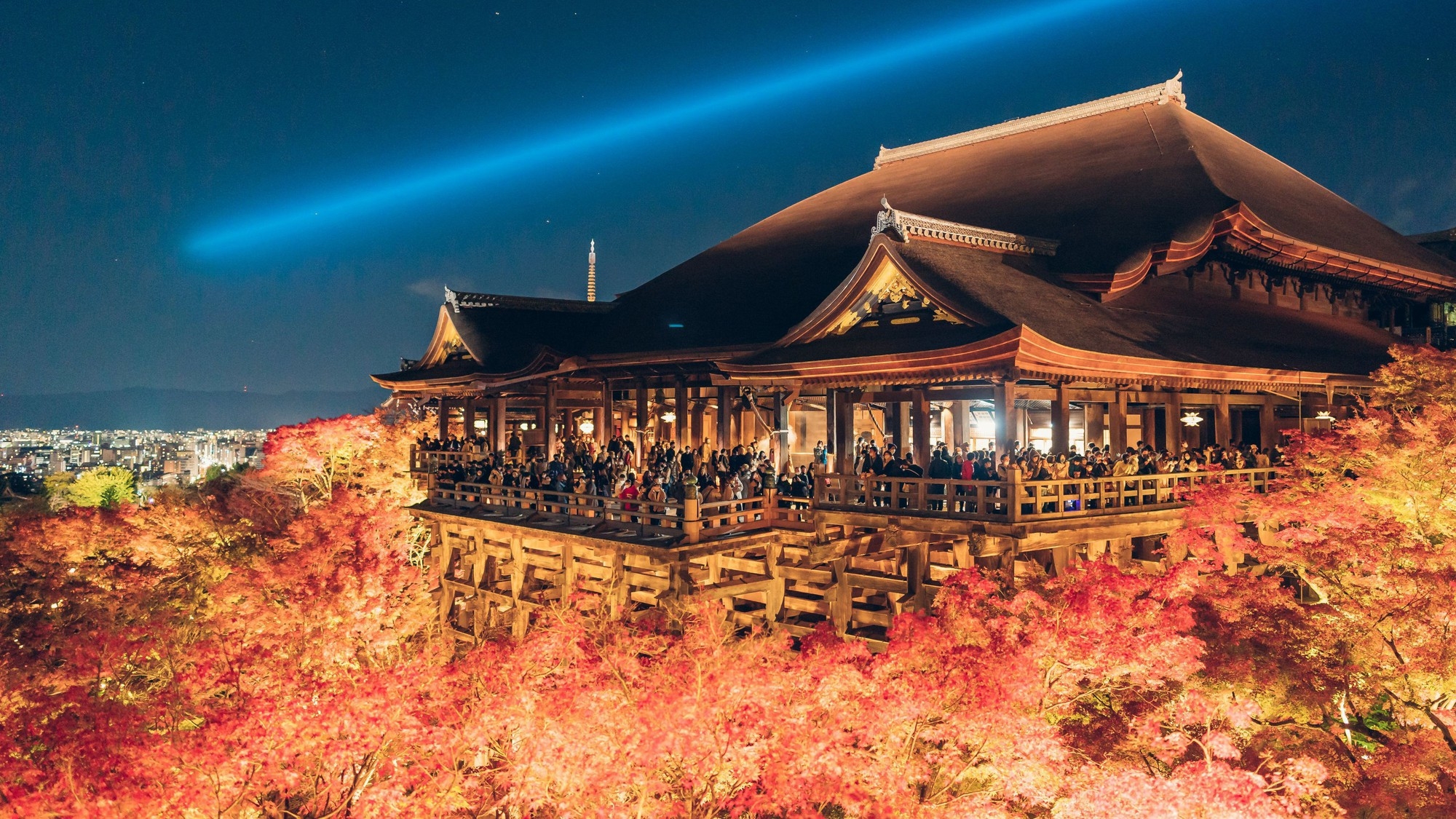 清水寺紅葉ライトアップ