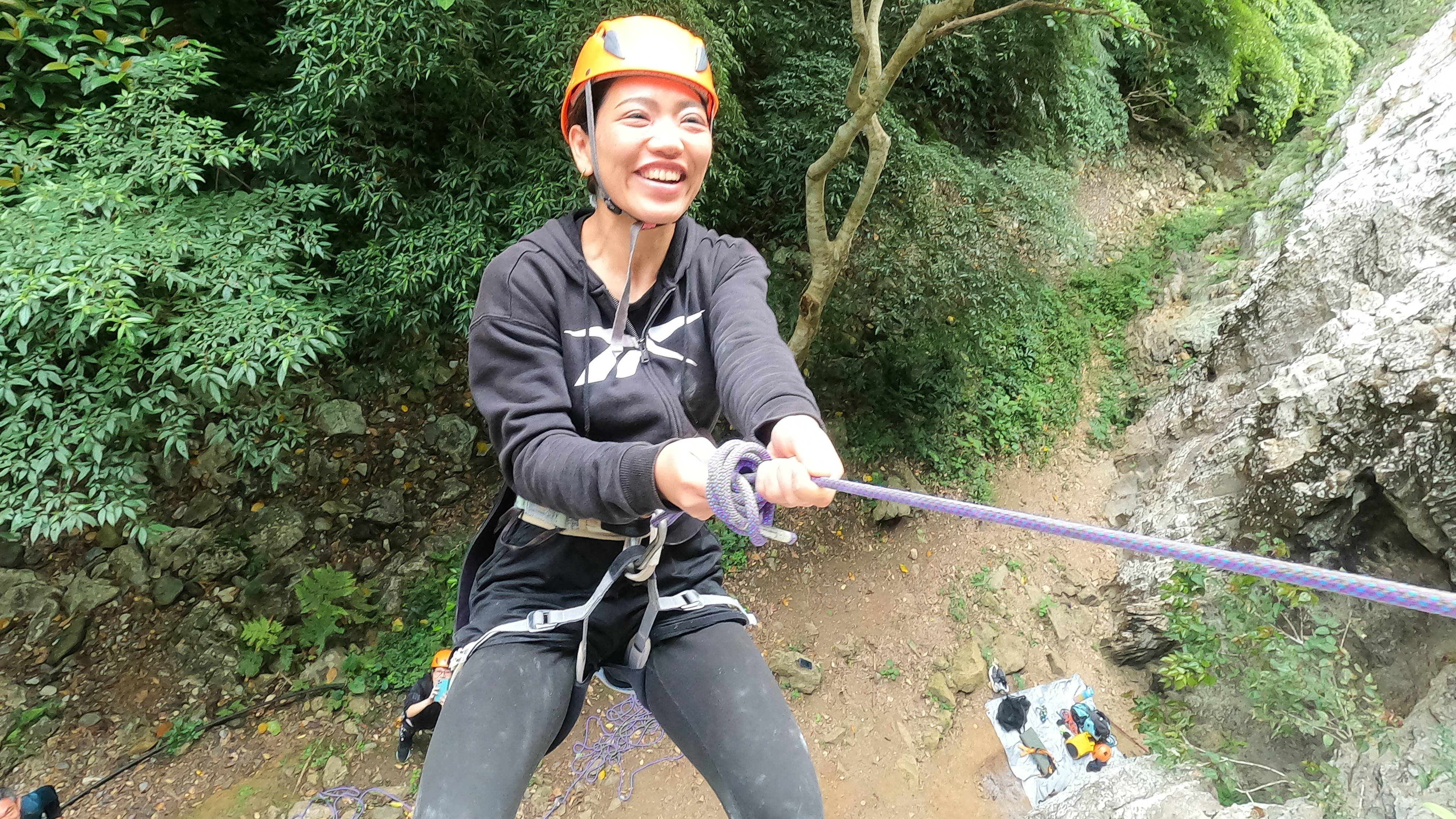 ロッククライミング（アクティビティー付き）