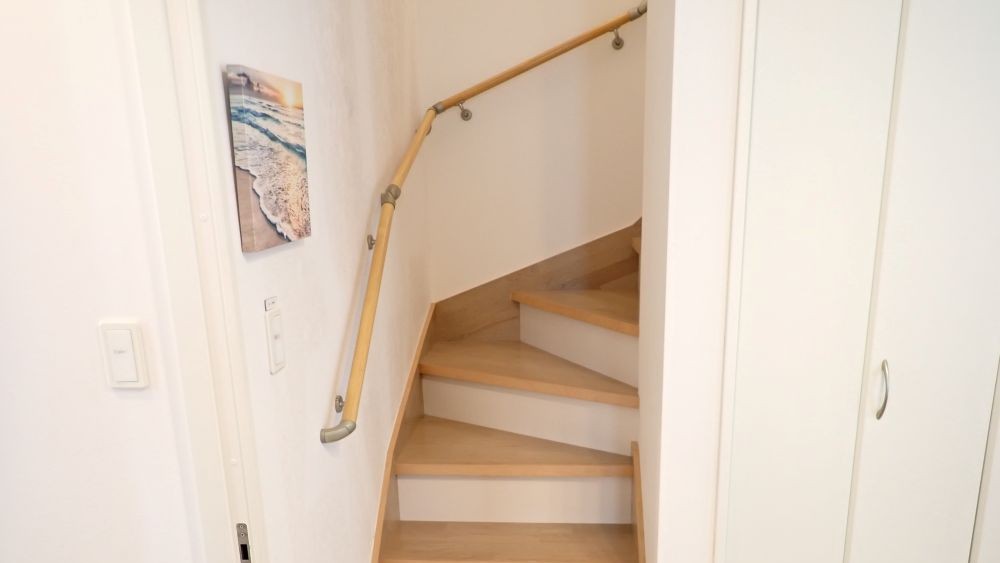 2階に上がる階段です！