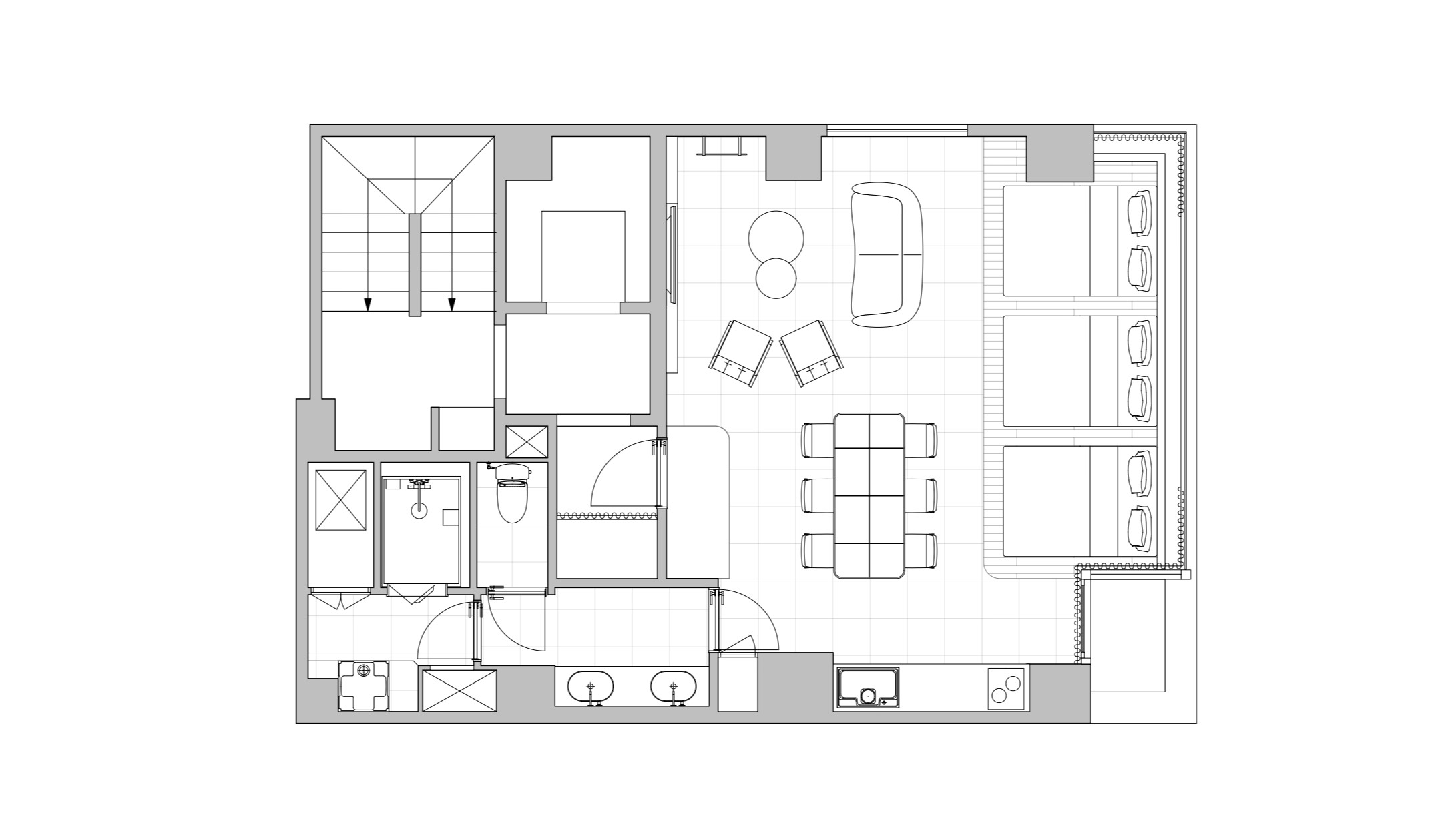 部屋レイアウト