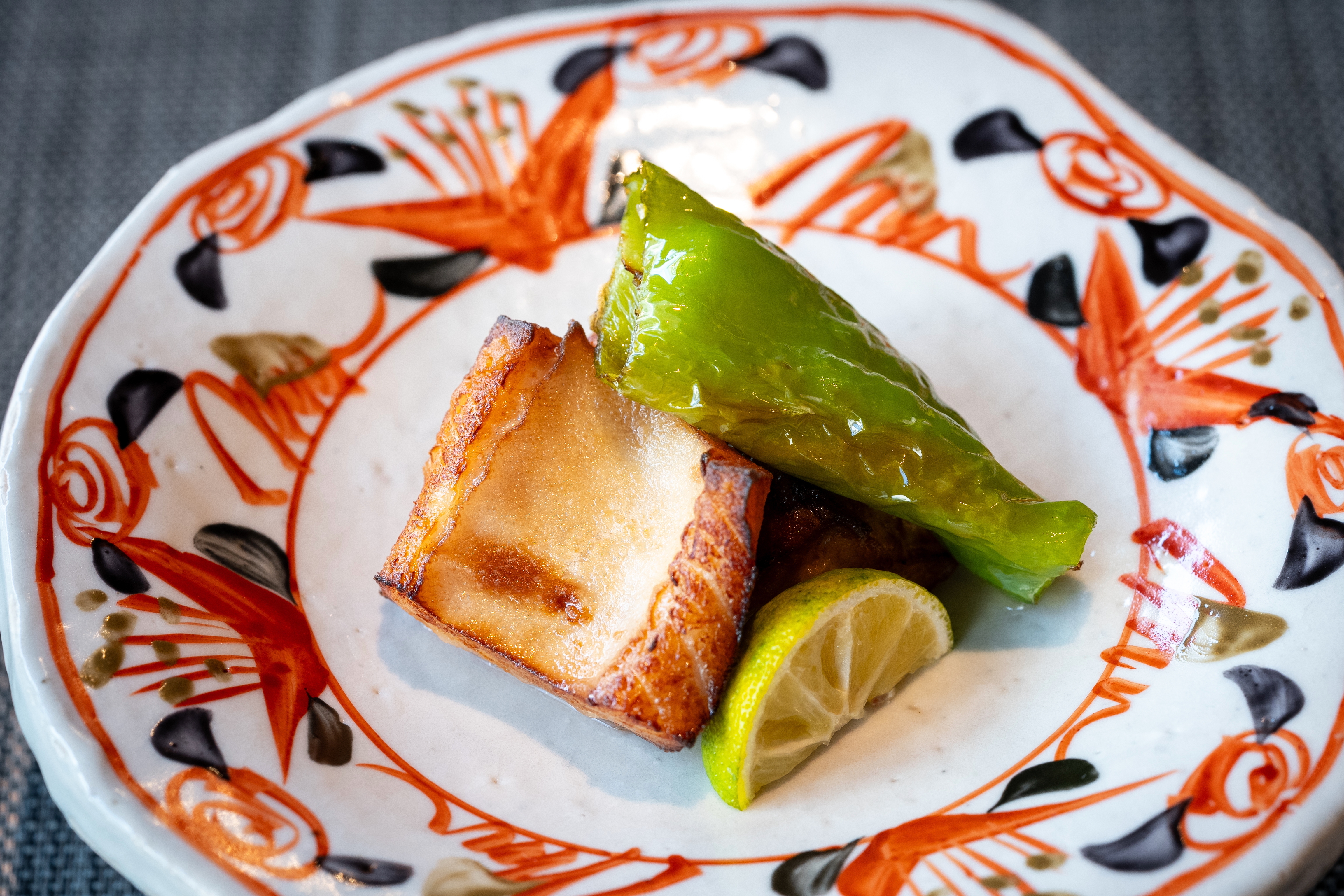 オリーブ牛付瀬戸の特選地魚コース「揚げ物」