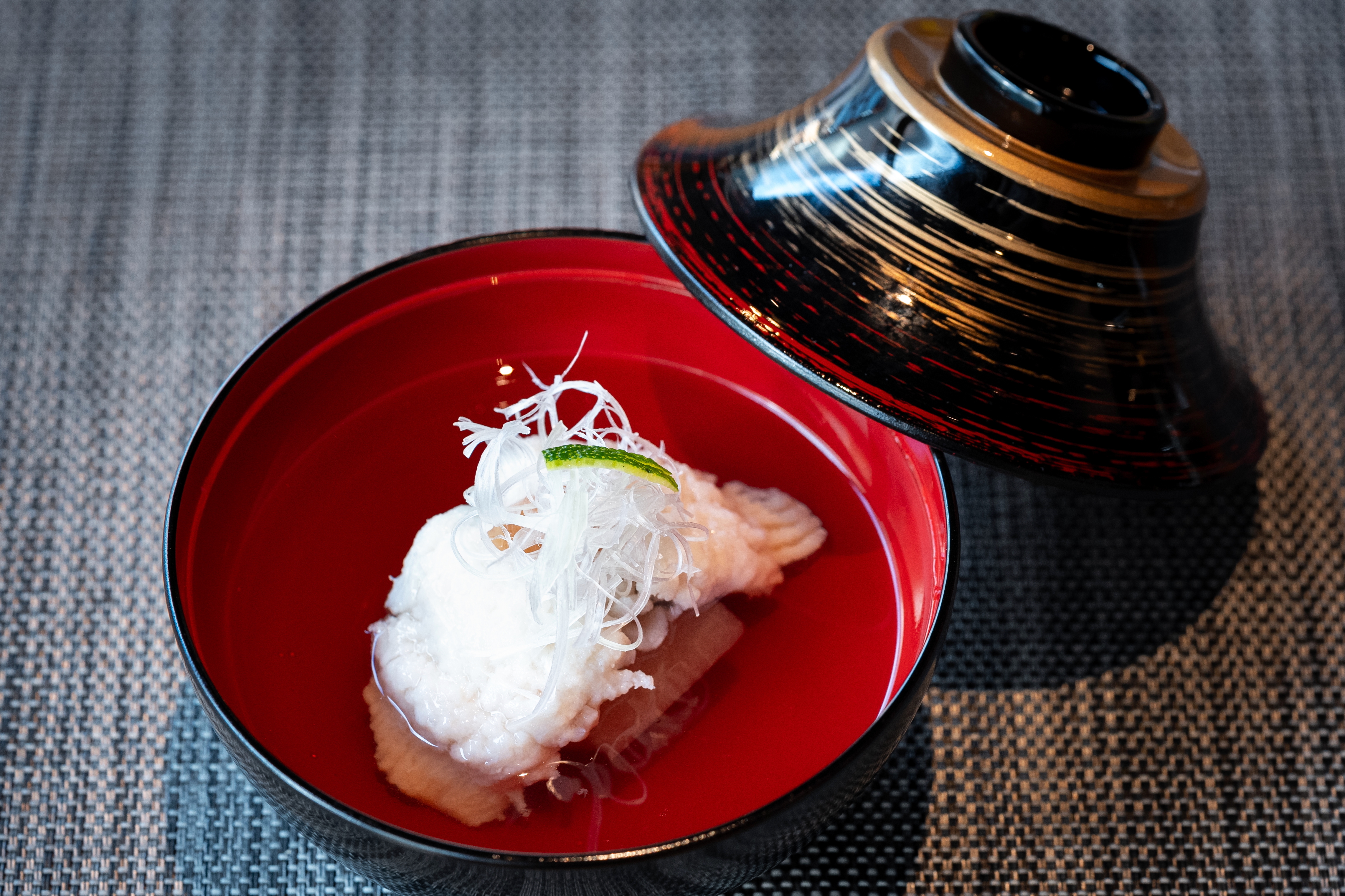 瀬戸の地魚コース「椀物」