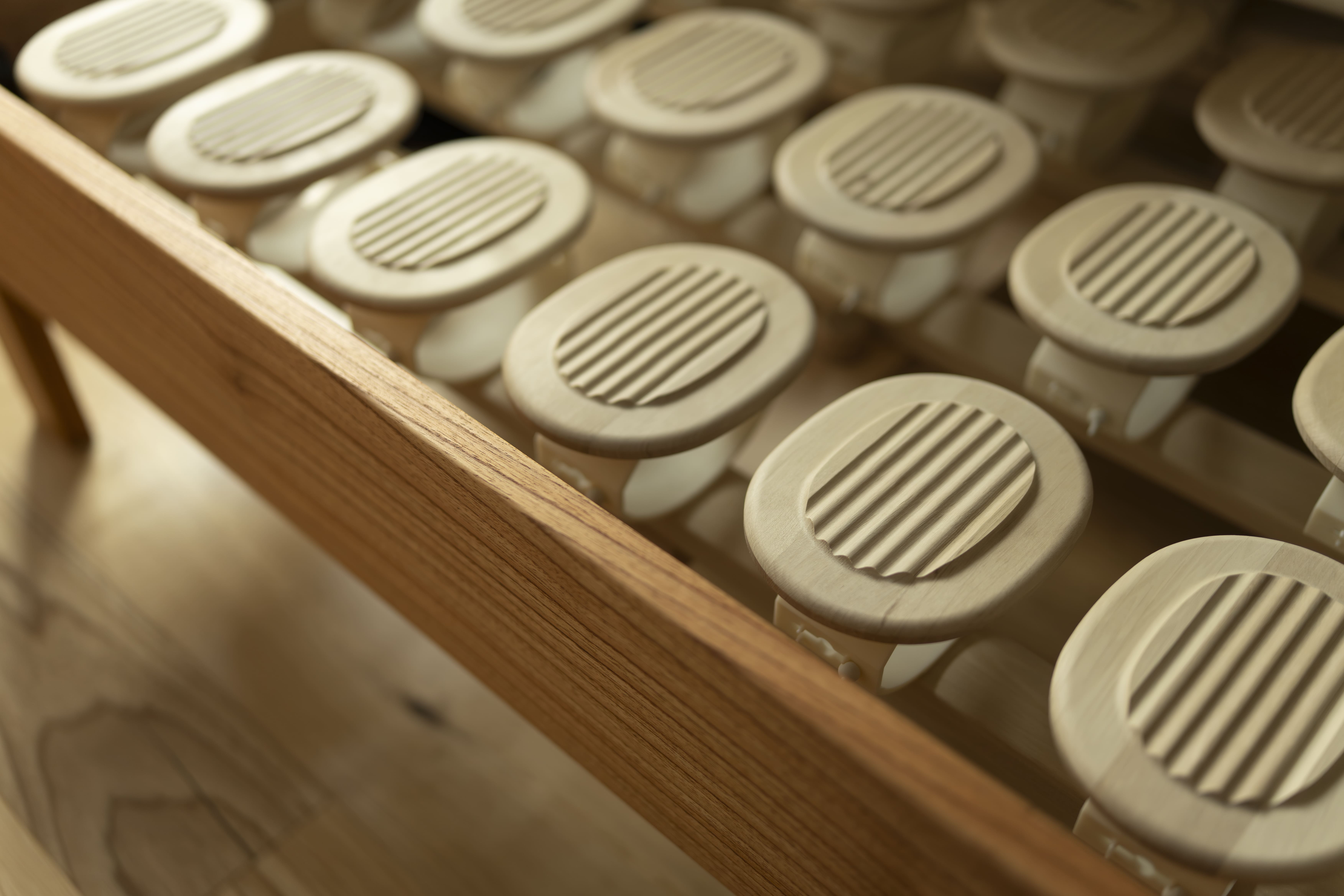 九州初導入のウッドスプリングベッド（スイートのみ）