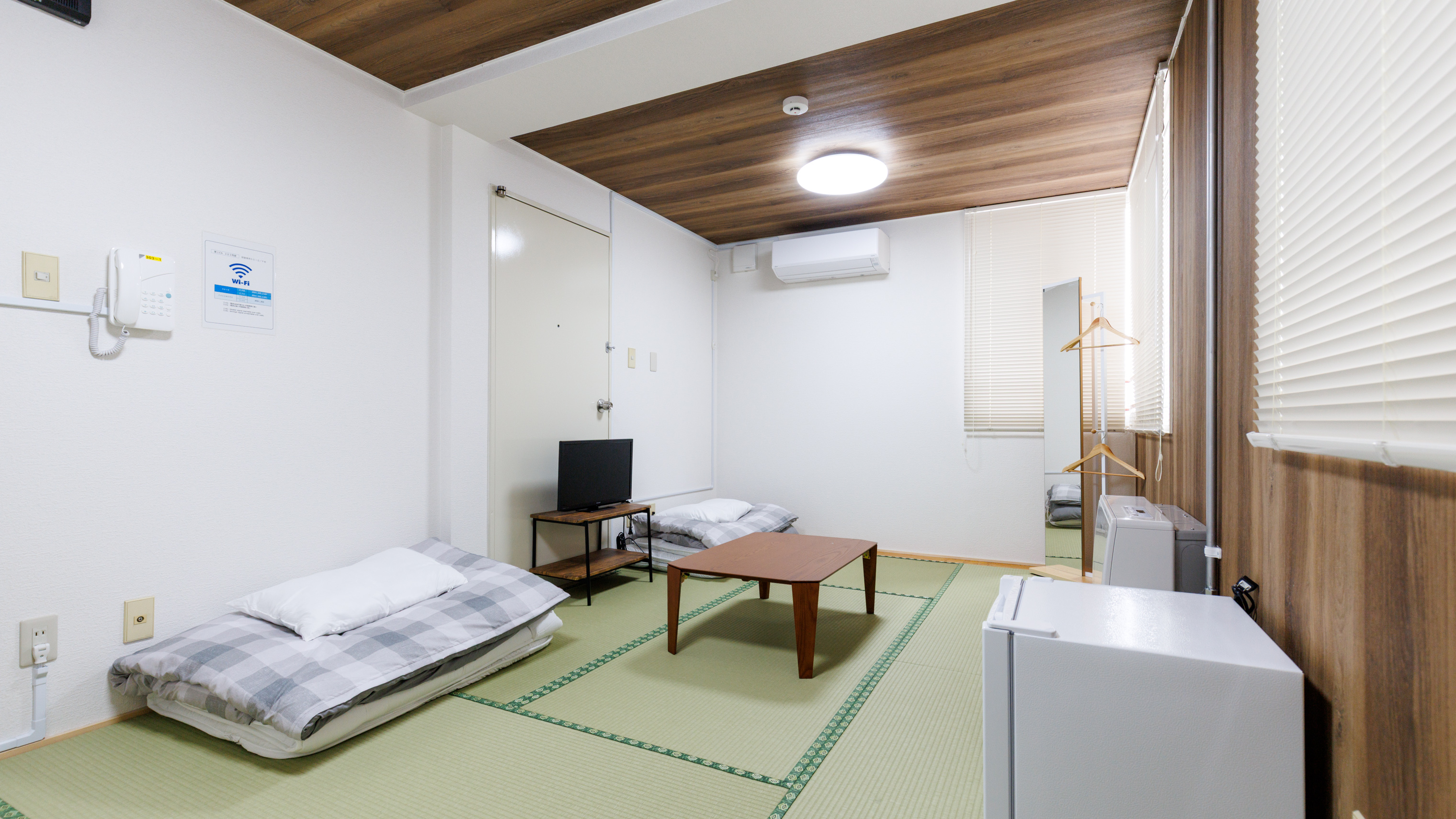 【禁煙】和室B･定員2名＜ﾊﾞｽ･ﾄｲﾚ共用＞