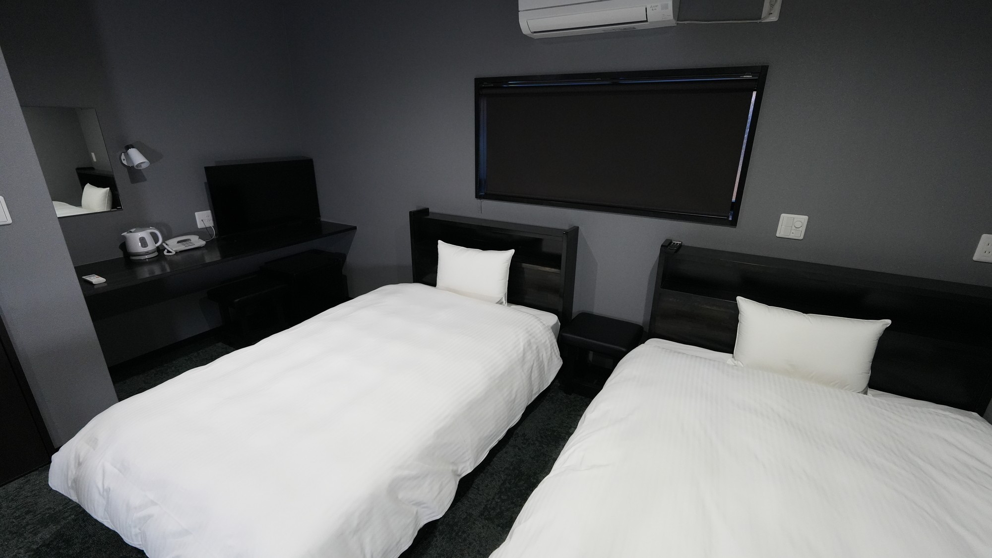 【禁煙】デラックスツイン（21平米）ベッド幅120cm