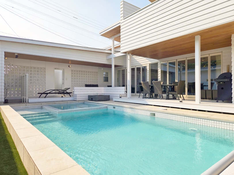 【朝食/夕食BBQ/SUP付プラン】1日1組限定プライベートヴィラ完全貸切プラン（夕食/朝食付き）