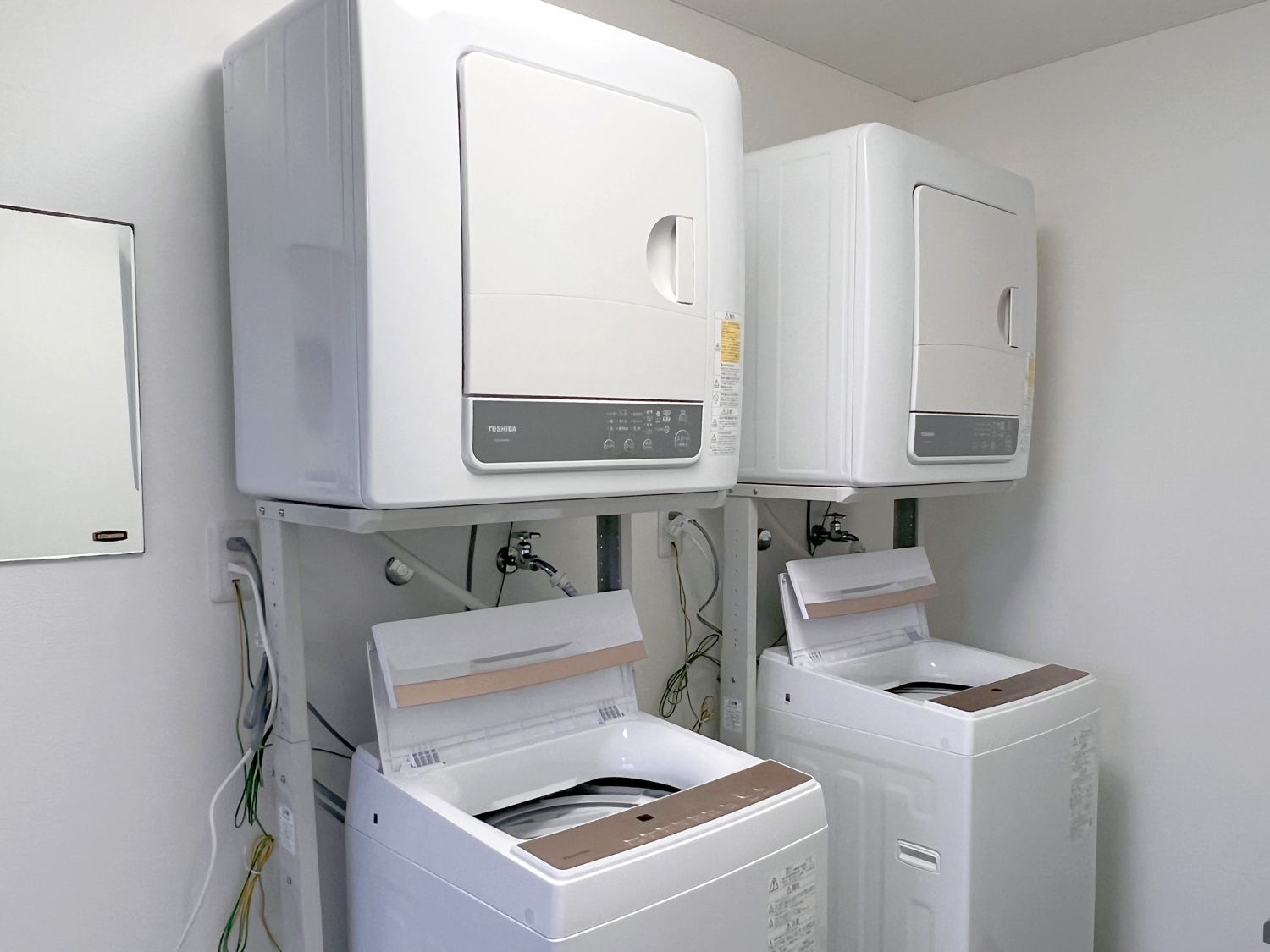 コインランドリー（無料・洗剤付き）利用時間：8時～22時