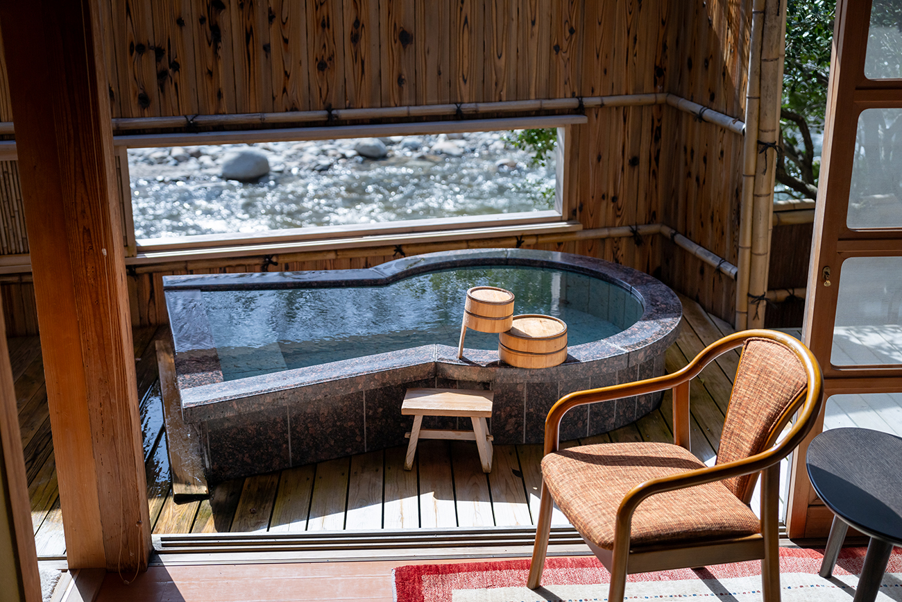 清閒亭　露天風呂