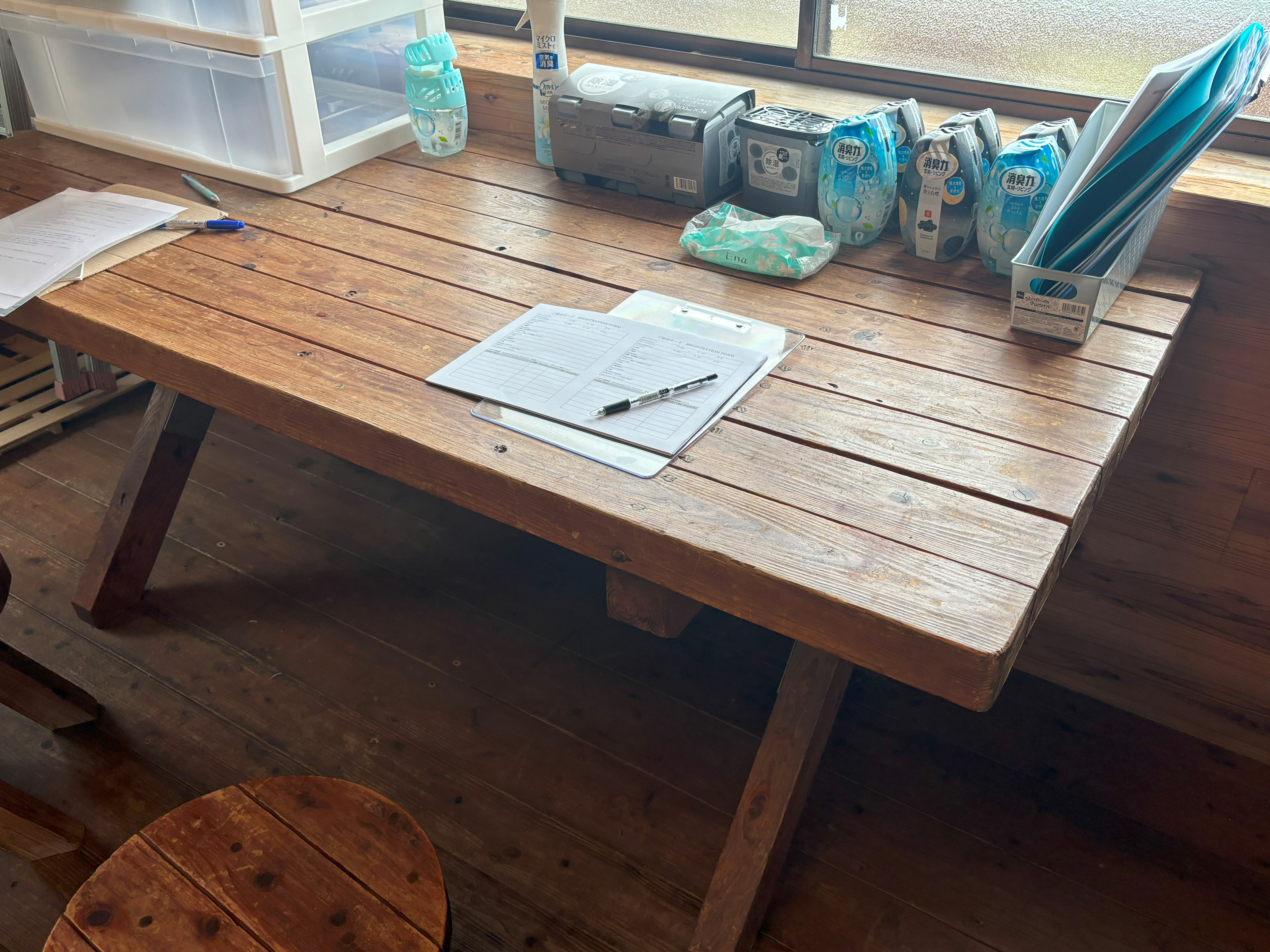 チェックイン受付場所