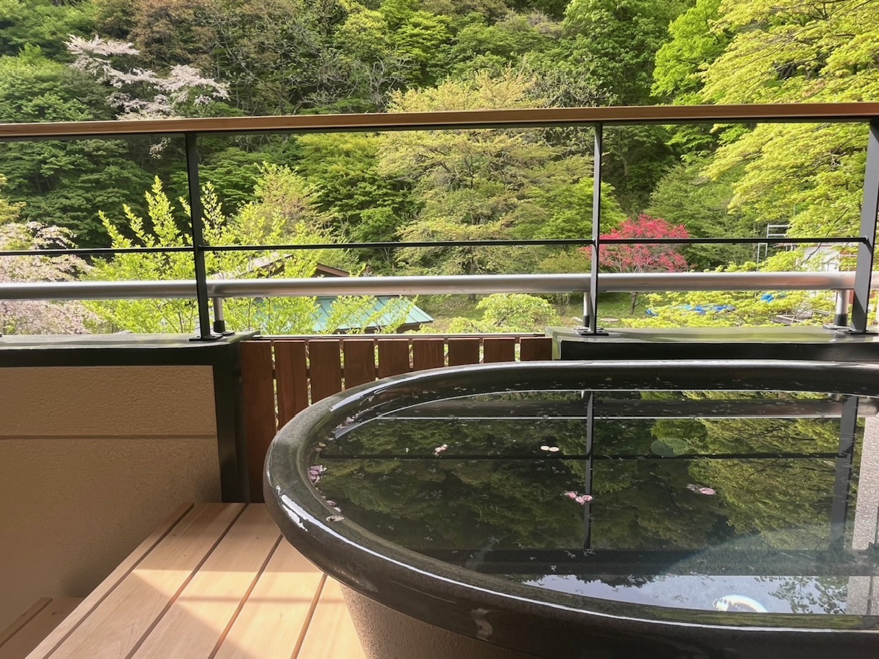 客室陶器露天風呂