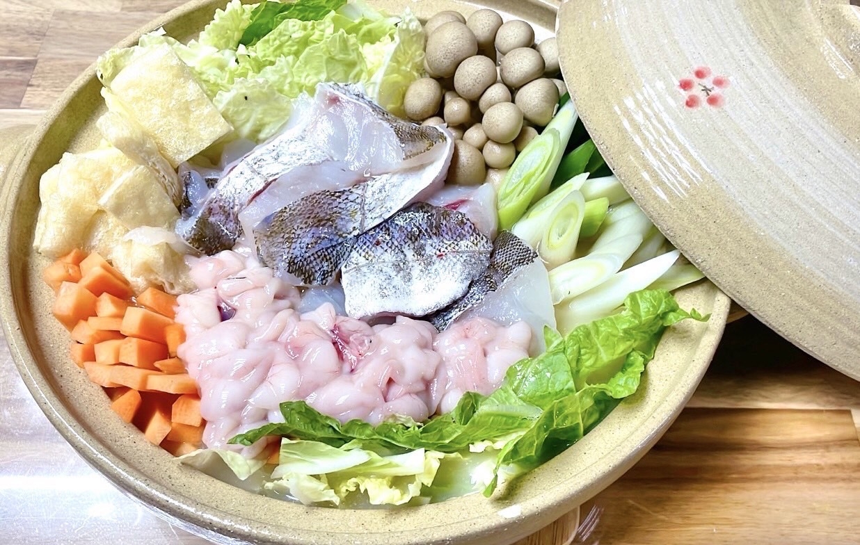 【冬旅しまね】島根漁師直伝の味！選べるあったか鍋でほっこり海辺の夜プラン♪アンコウ鍋 / へか焼き