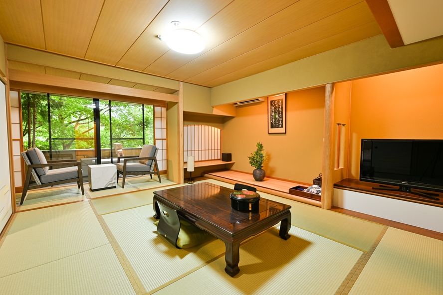 【露天風呂付特別室】お部屋食の特別会席と源泉露天風呂で過ごす贅沢な休日（1泊2食付）