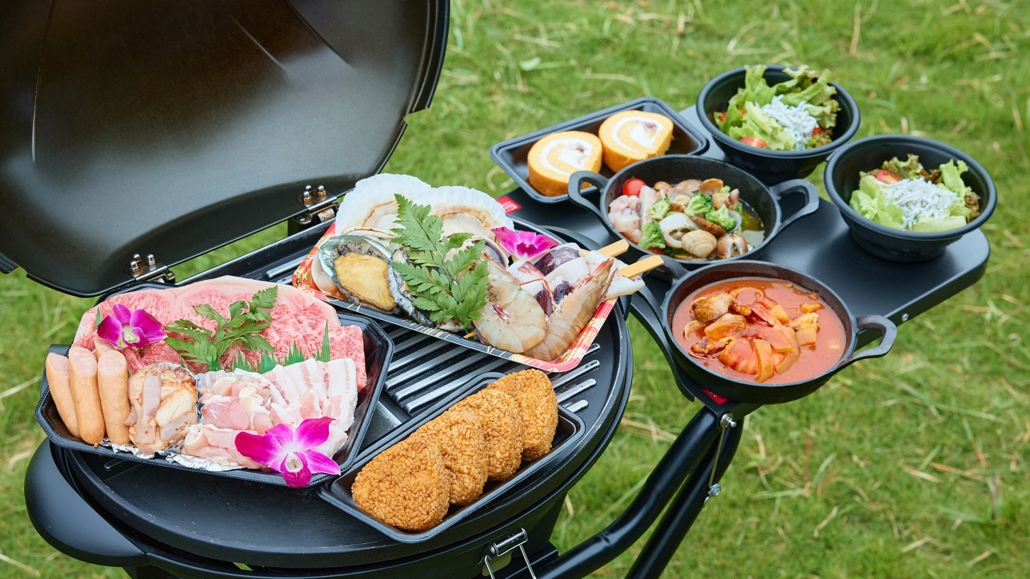 手ぶらBBQ★食材付き★淡路牛や淡路島産のたまねぎ野菜で淡路島満喫プラン♪265㎡のヴィラを貸し切り