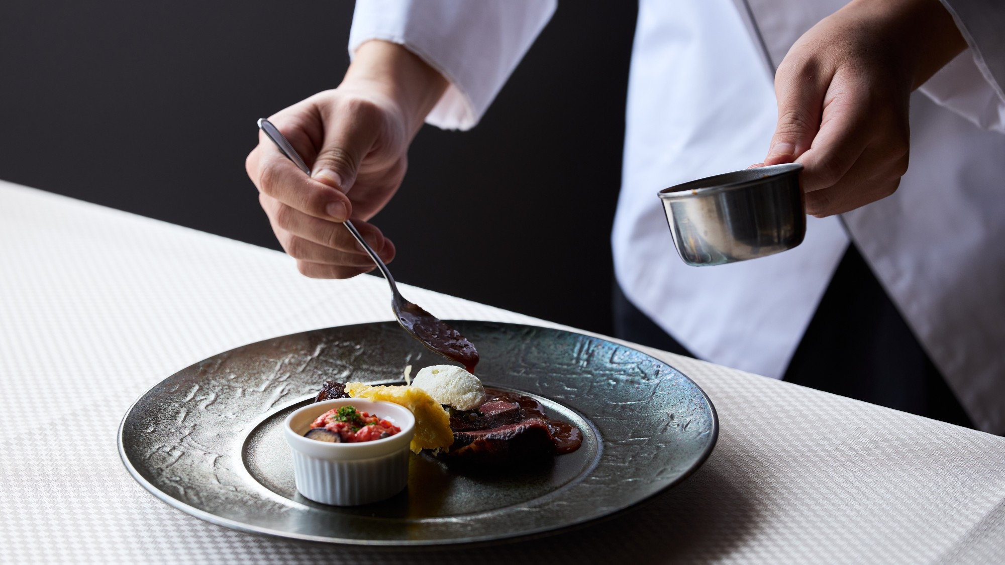 一皿一皿、心を込めて仕上げています。