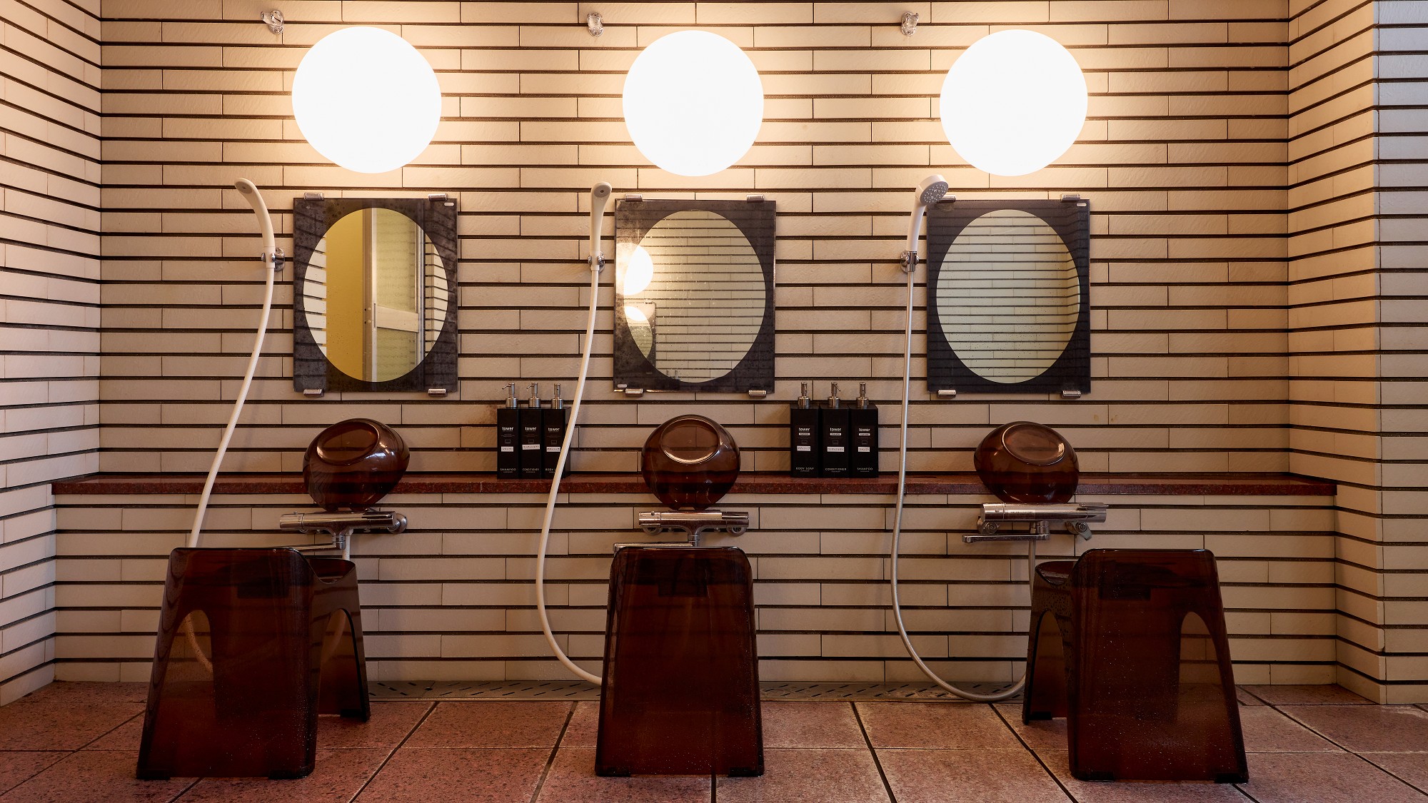 大浴場　洗い場