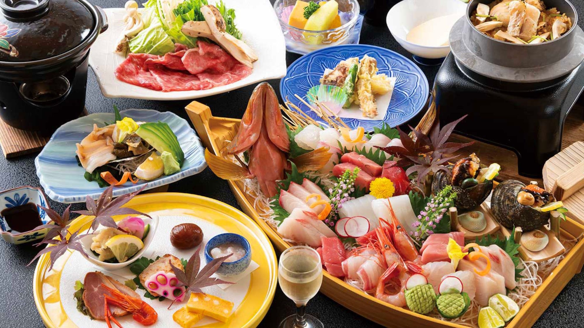 【料理長おまかせ会席×海のHANARE】その日一番の食材を料理長が厳選！ワンランク上の会席