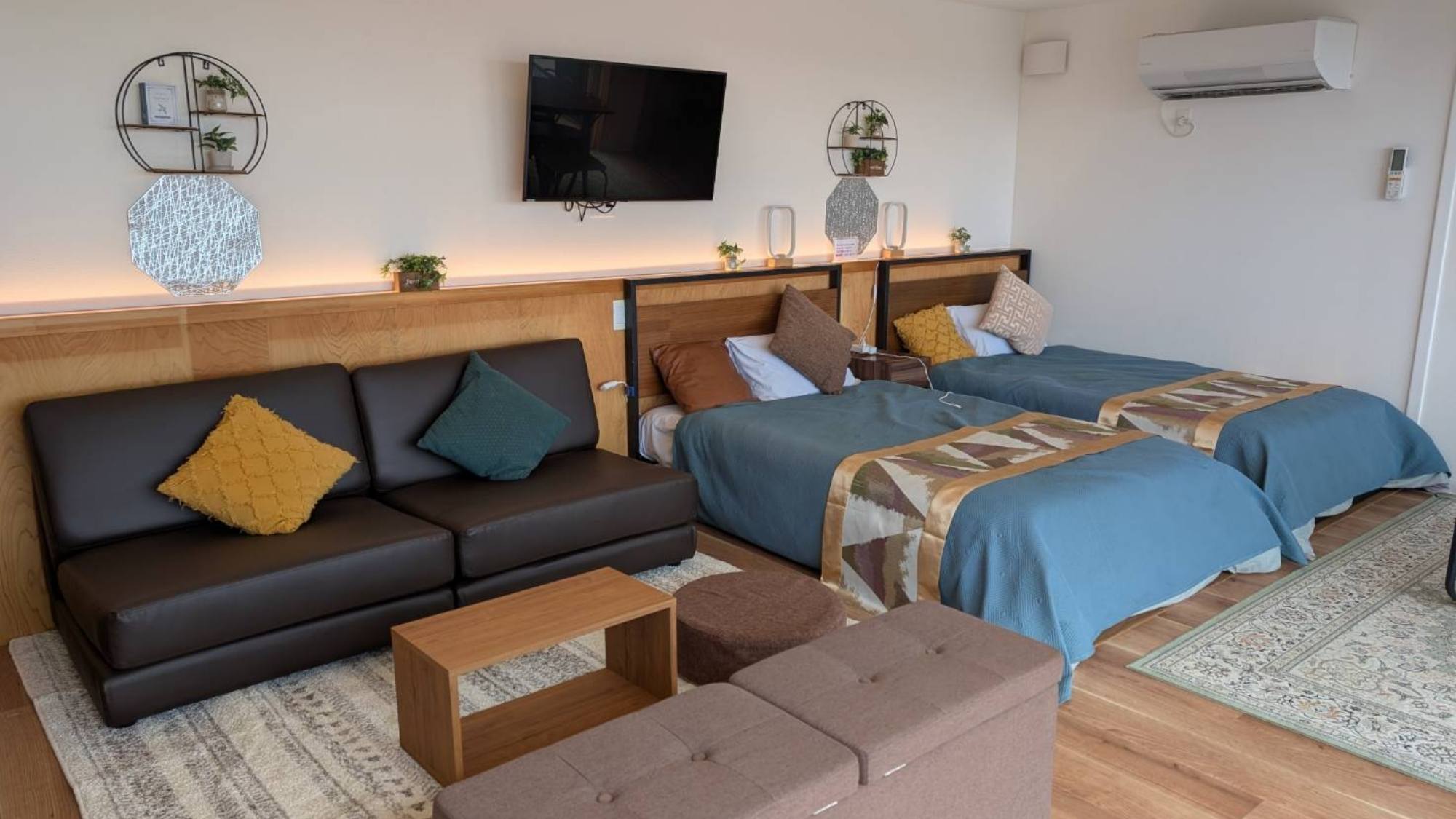 【翠ーSUI】グリーンが飾られたお部屋は癒しの空間に。