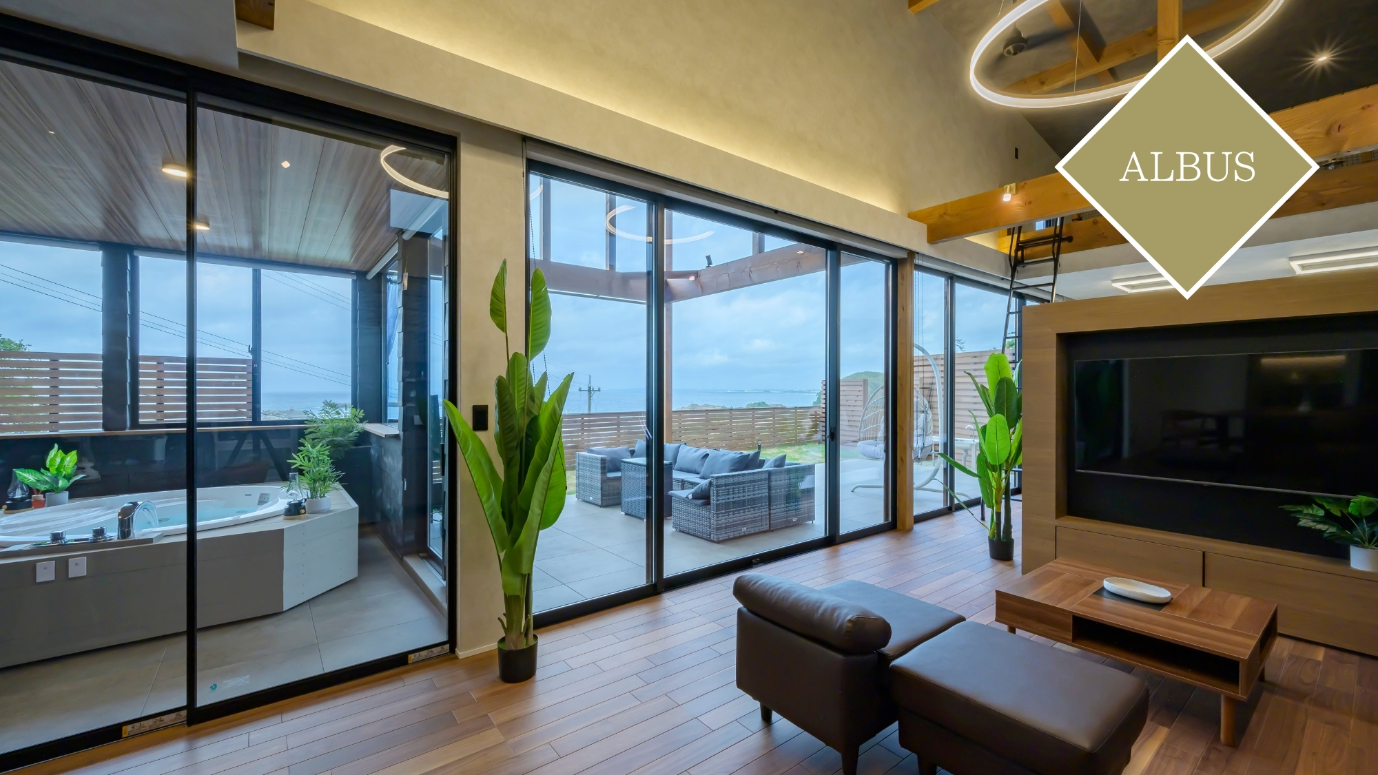 全2棟の貸切プライベート「ALBUS」