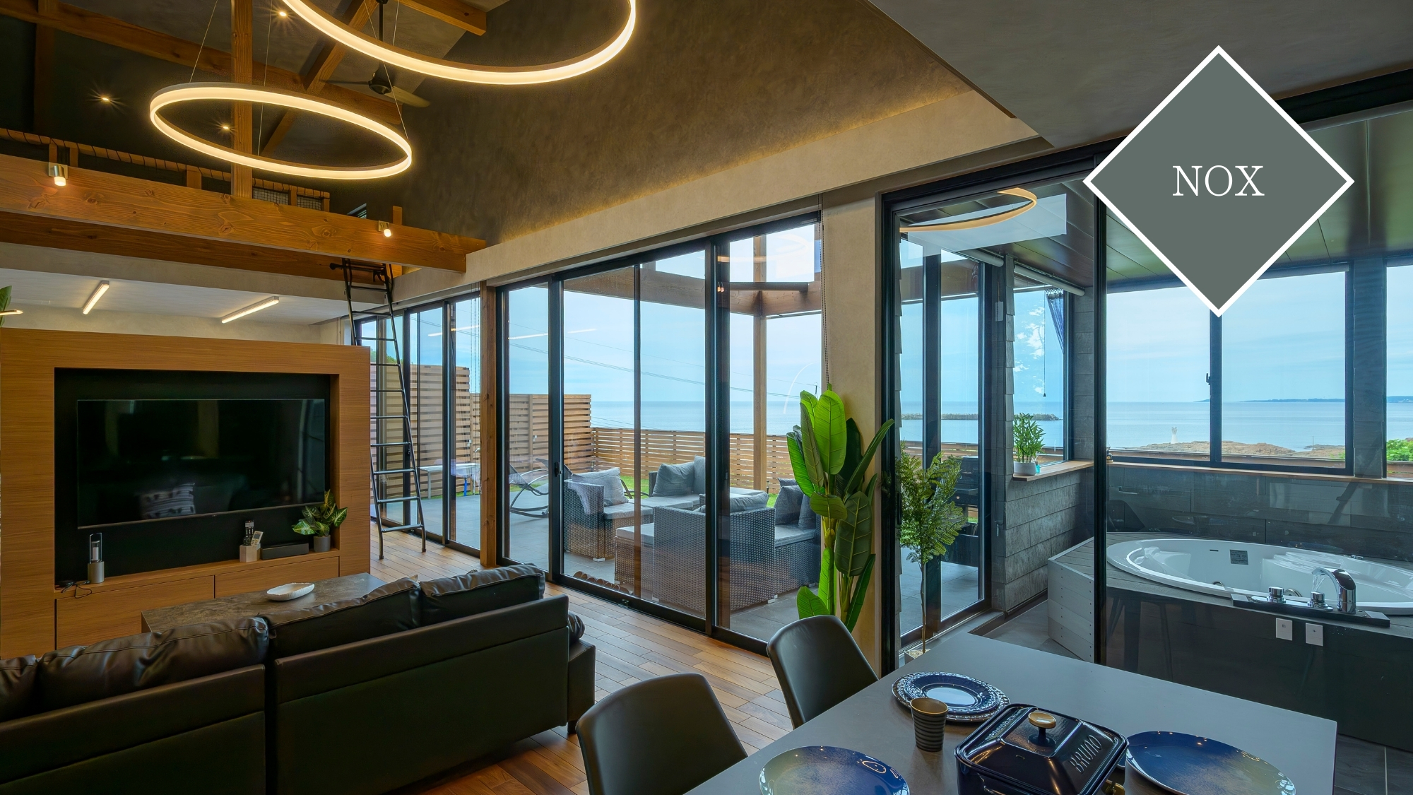 全2棟の貸切プライベート「NOX」