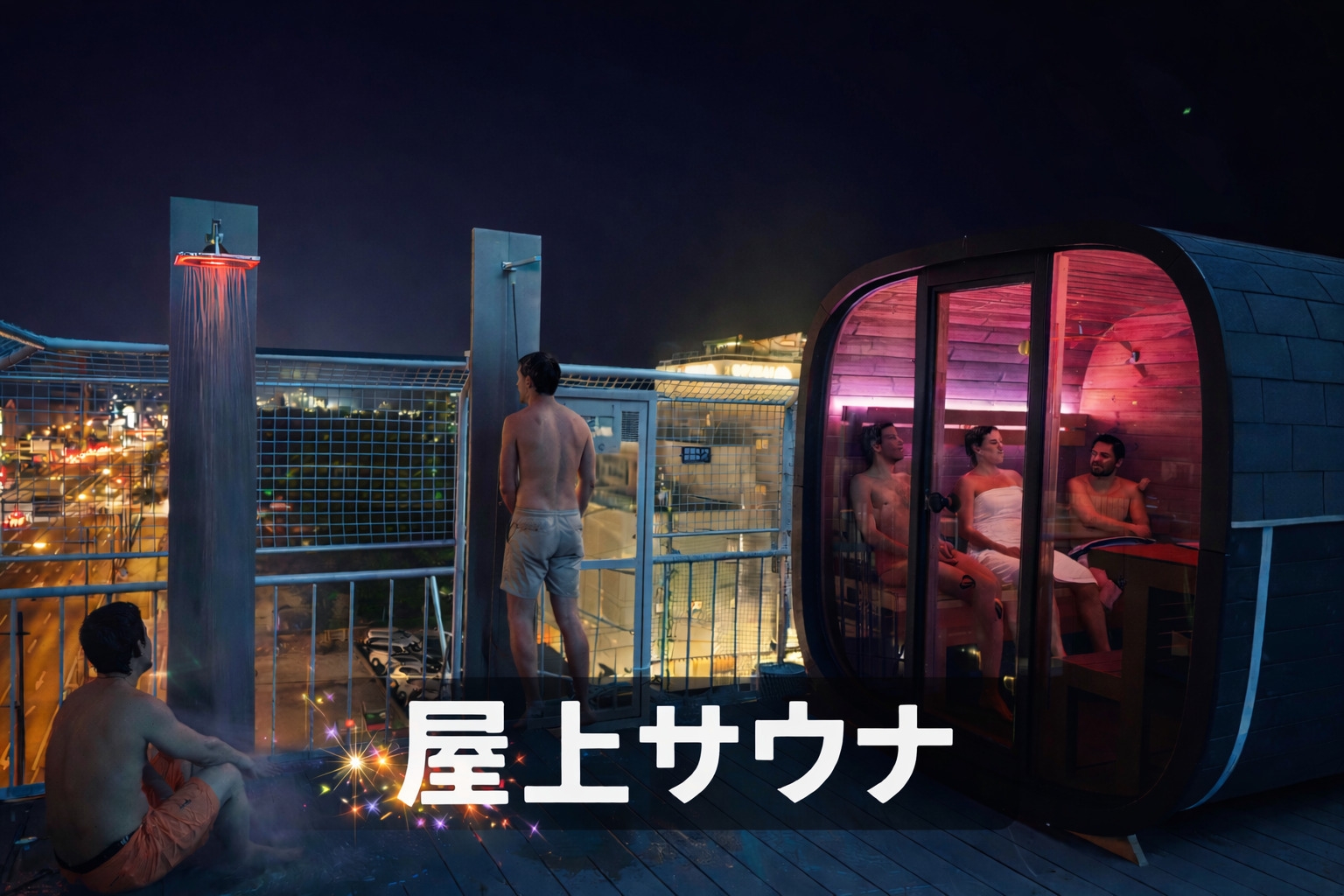 【サウナイキタイ】出張疲れを癒やす サウナフルセット＋整いワンドリンク付き宿泊プラン