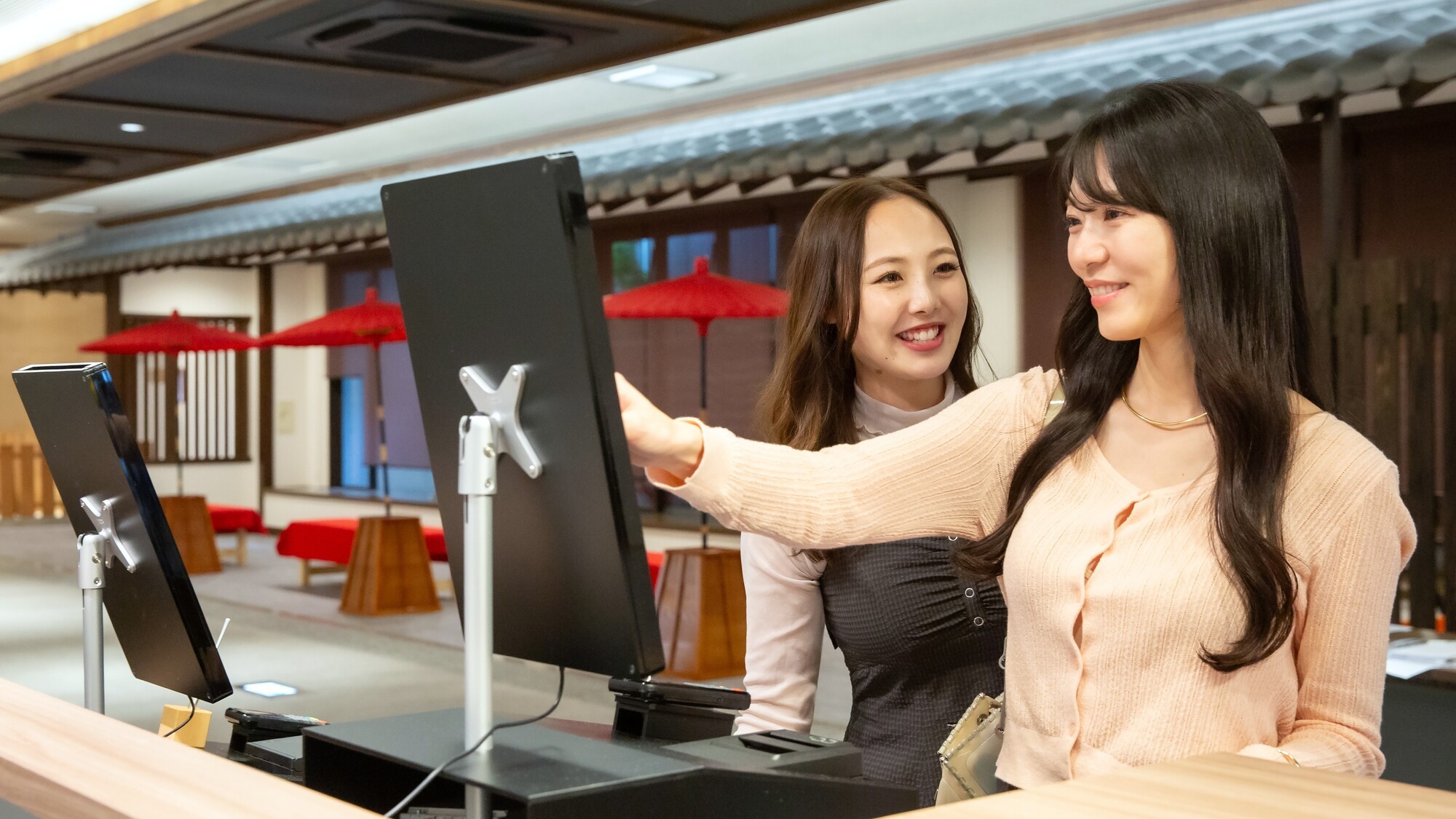 【館内設備】セルフチェックイン