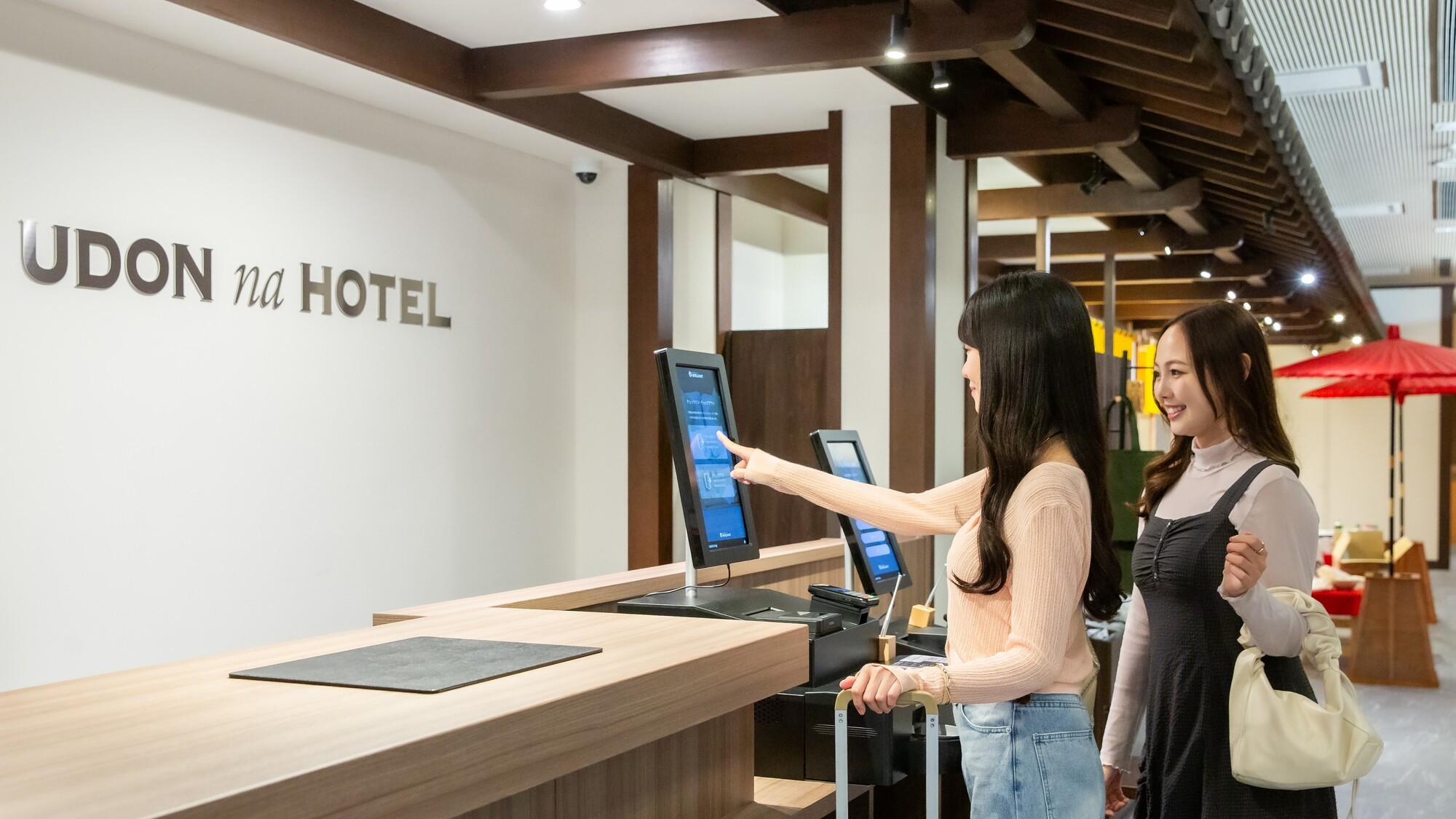 【館内設備】セルフチェックイン