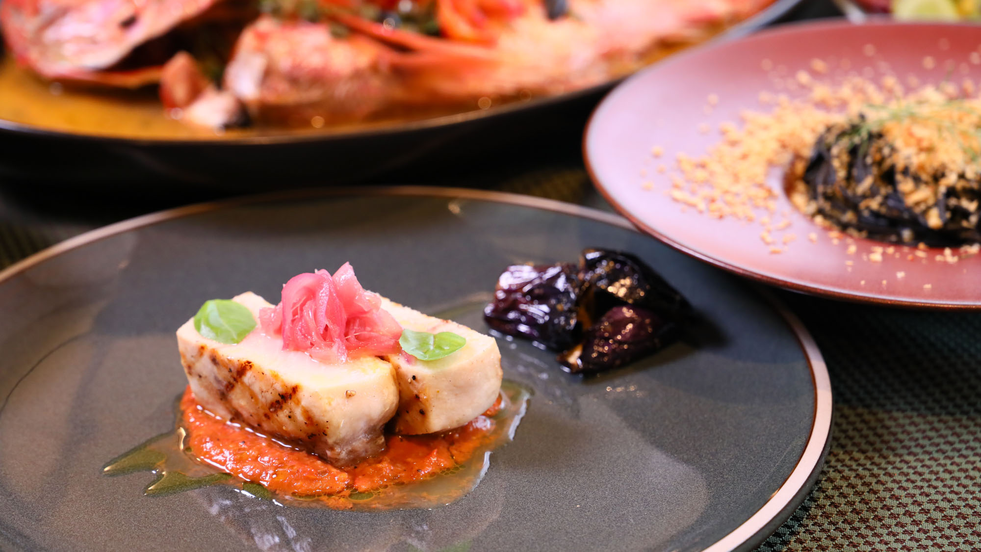 料理◇伊豆ならではの食材を使った魚メインのスタンダードイタリアンフルコースの一例*　