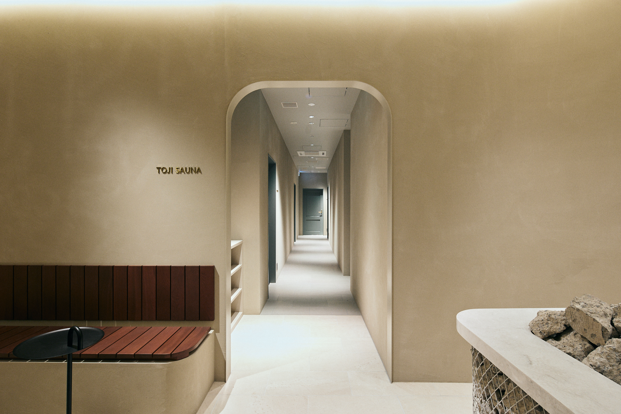 温泉ミストサウナ｜「TOJI SAUNA」　入口